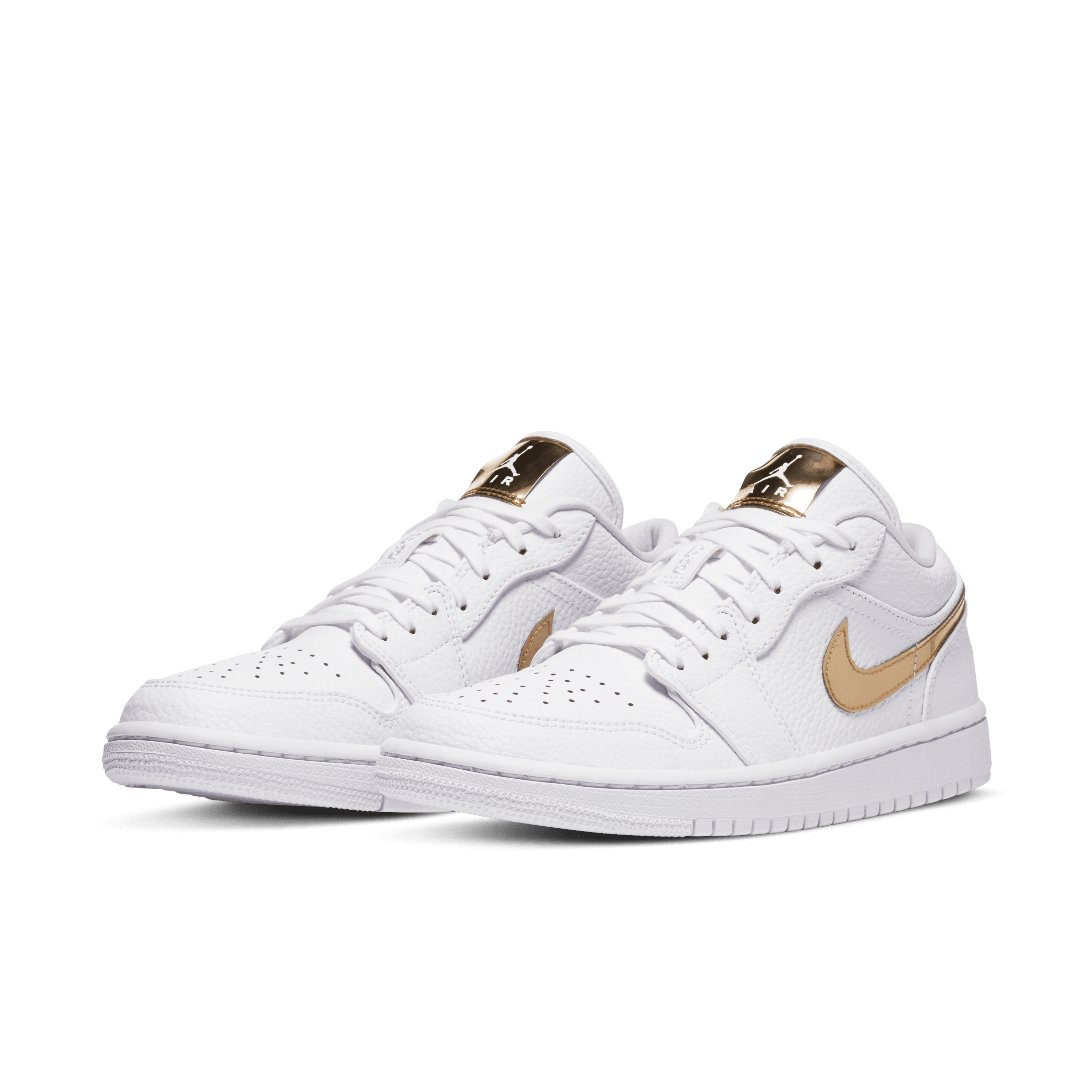 Women's Air Jordan 1 Low SE "White Metallic Gold"