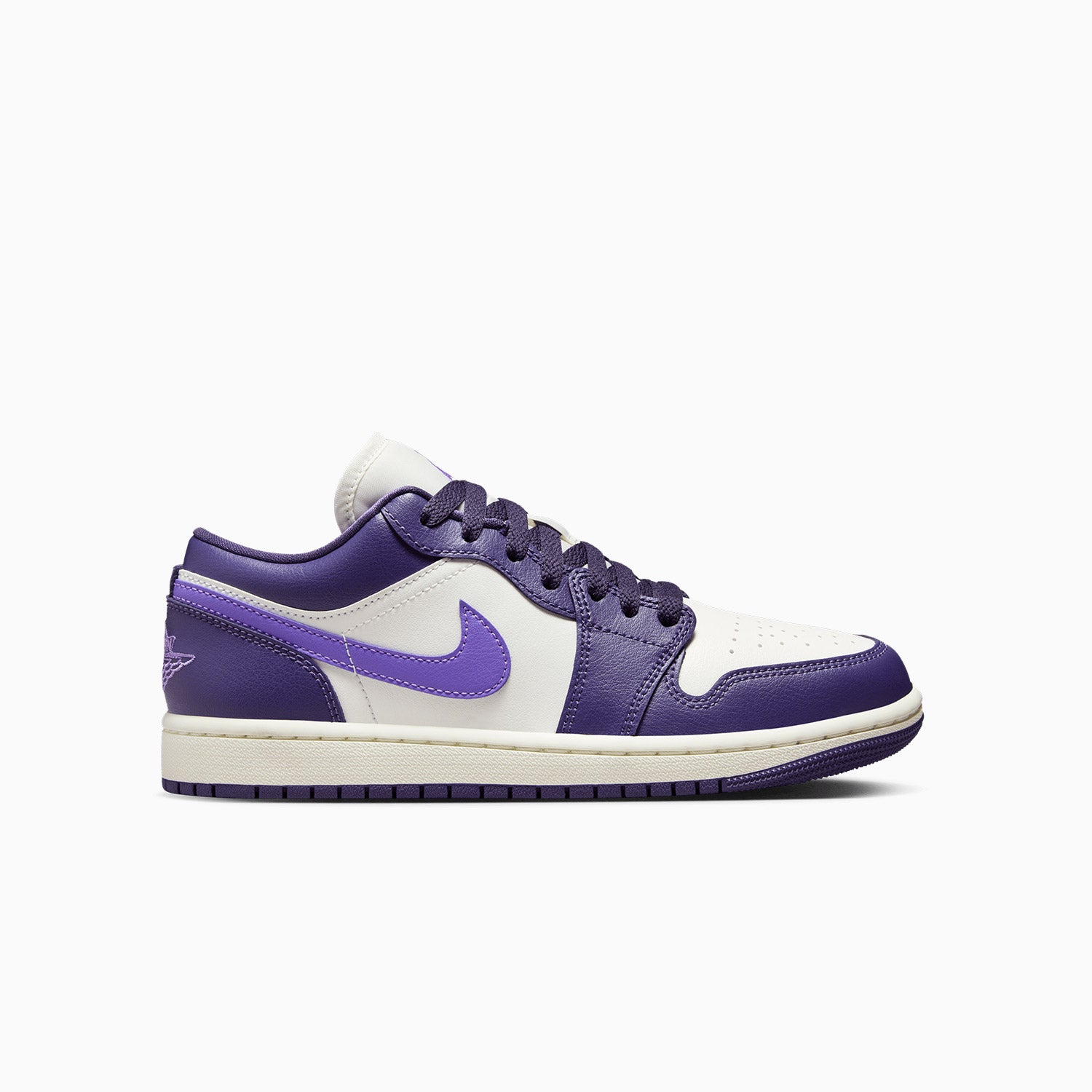 low top purple jordans