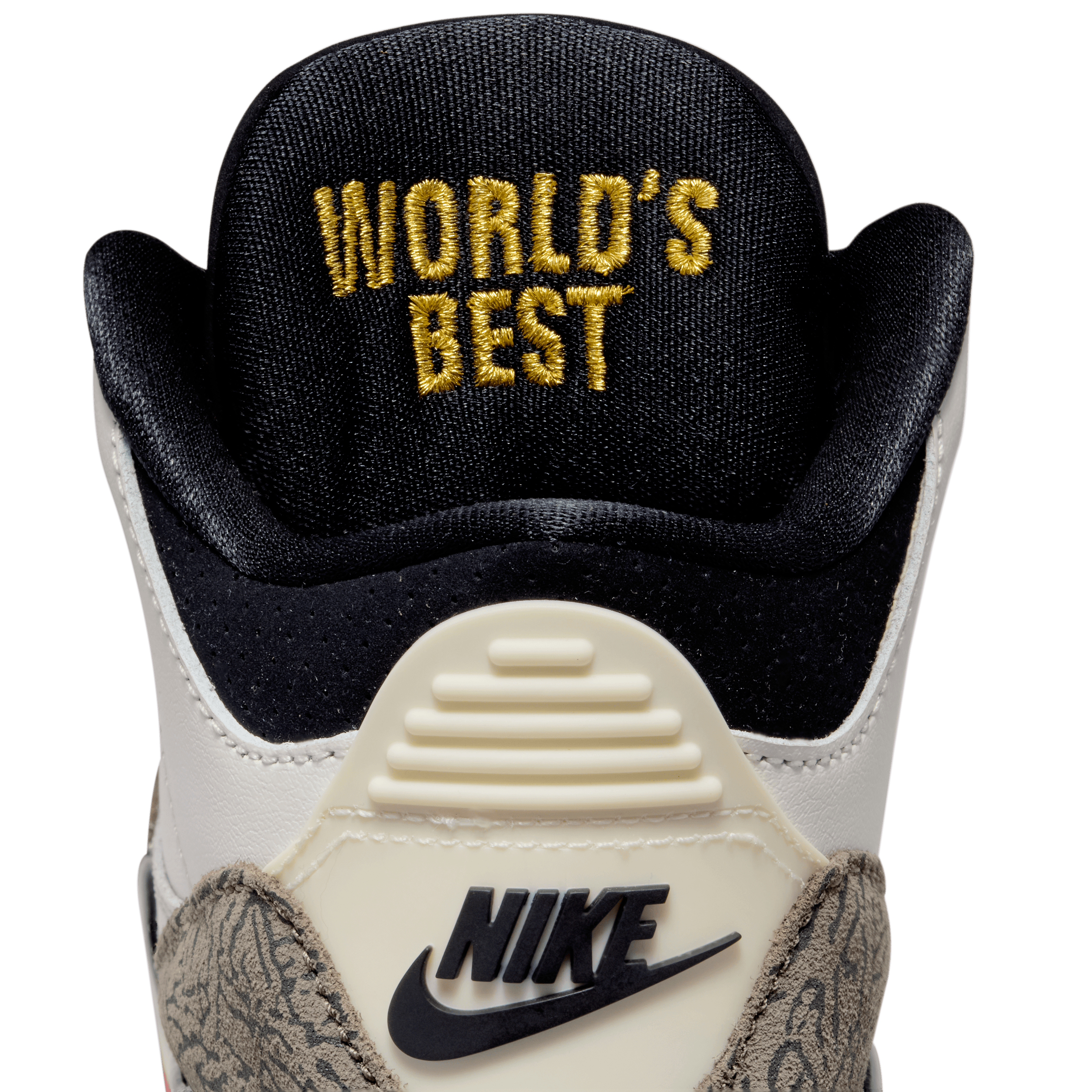 Kid's Jordan 3 Retro "World's Best Dad" Pre School