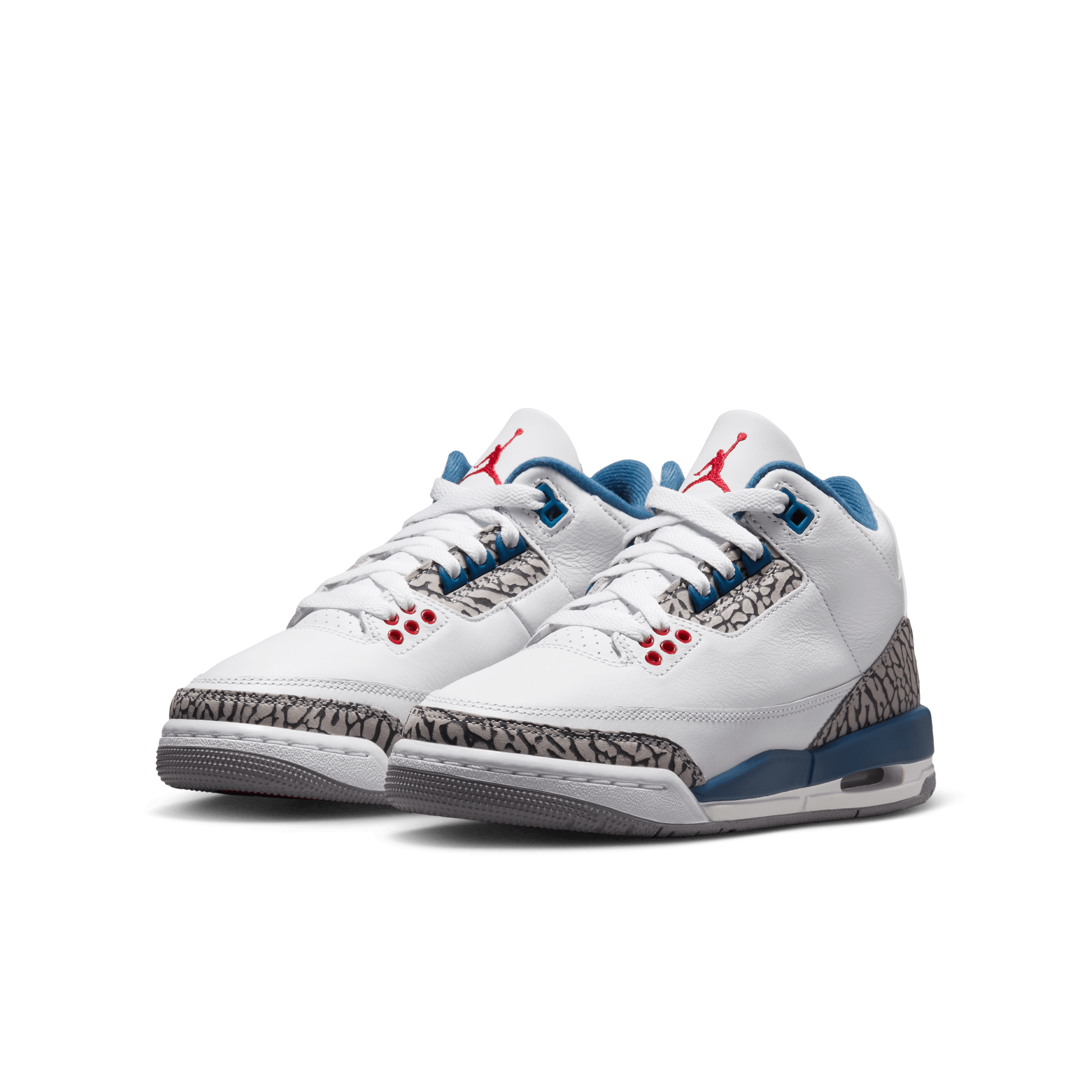 Kid's Air Jordan 3 Retro "True Blue" Grade School