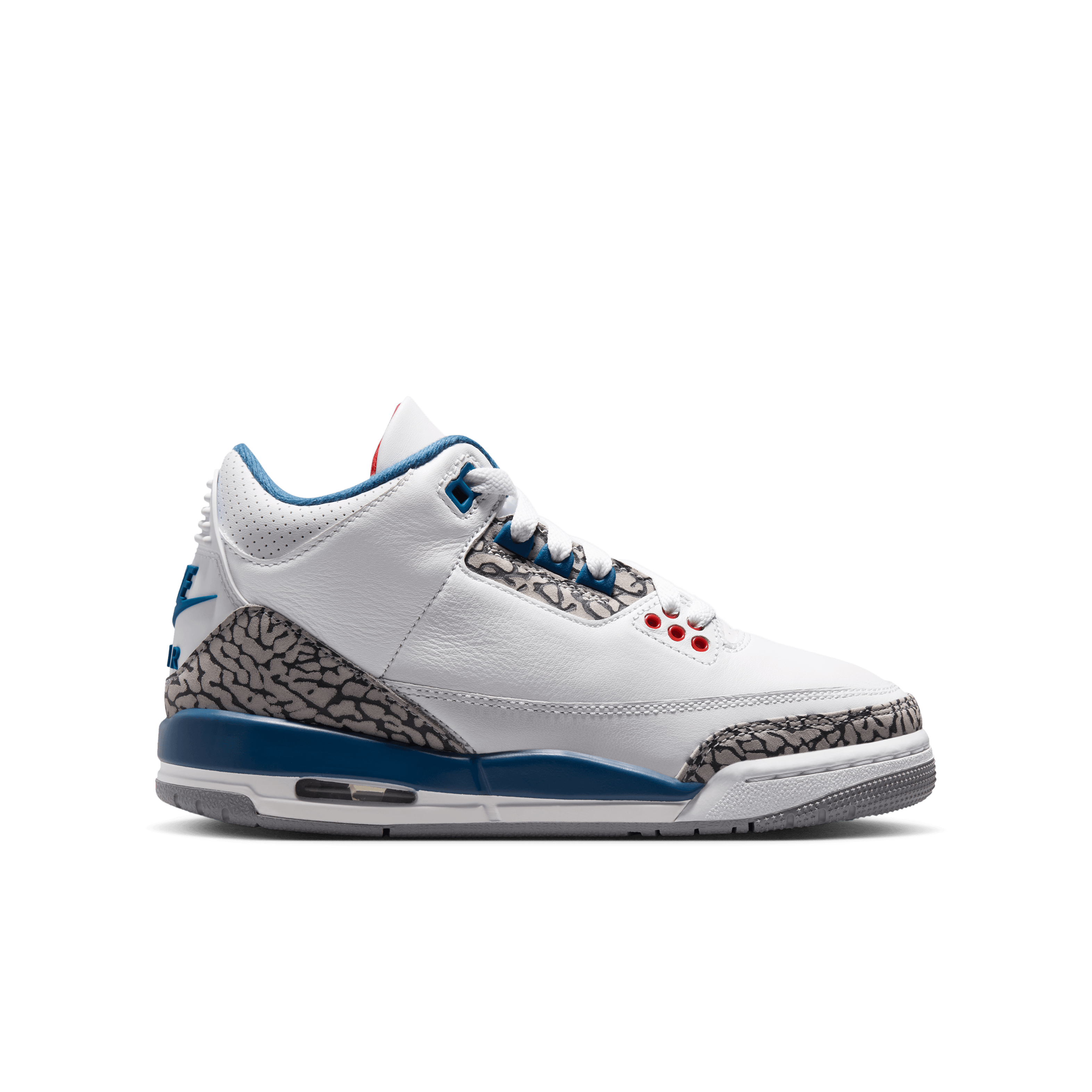 Kid's Air Jordan 3 Retro "True Blue" Grade School