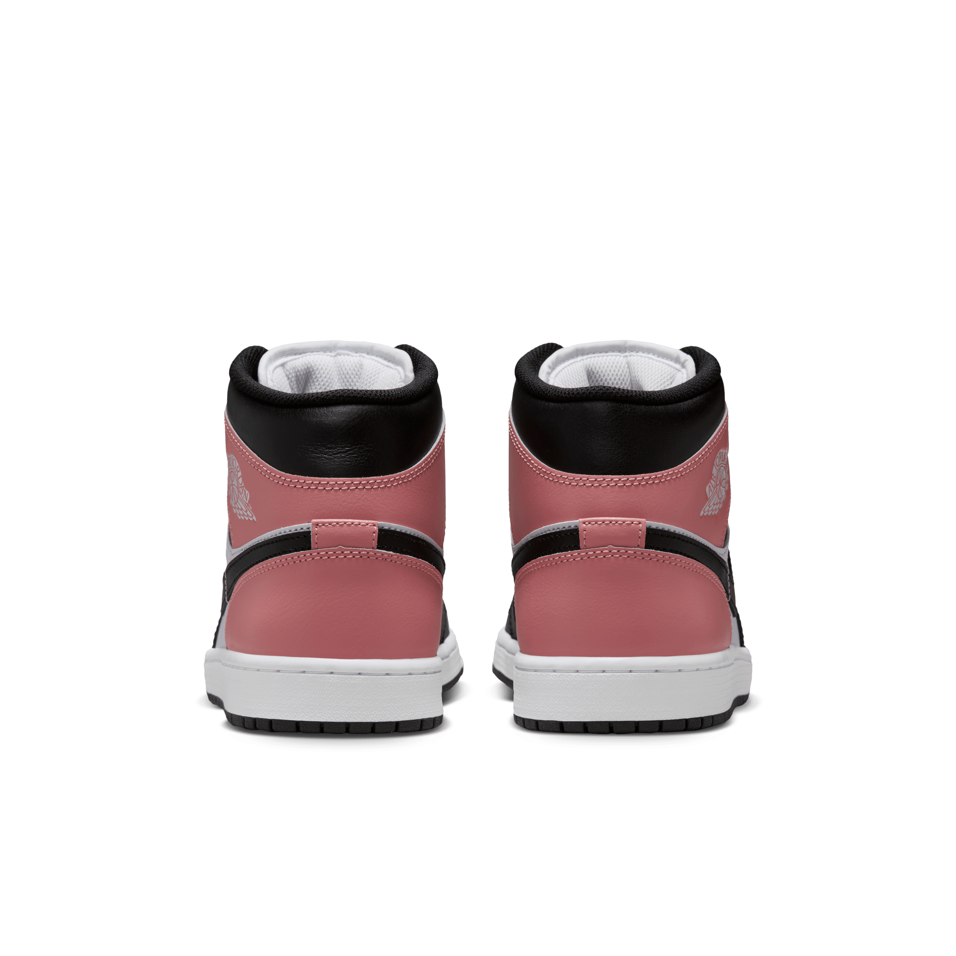 Men's Air Jordan 1 Mid "Black Rust Pink" Jordan - Tops and Bottoms USA