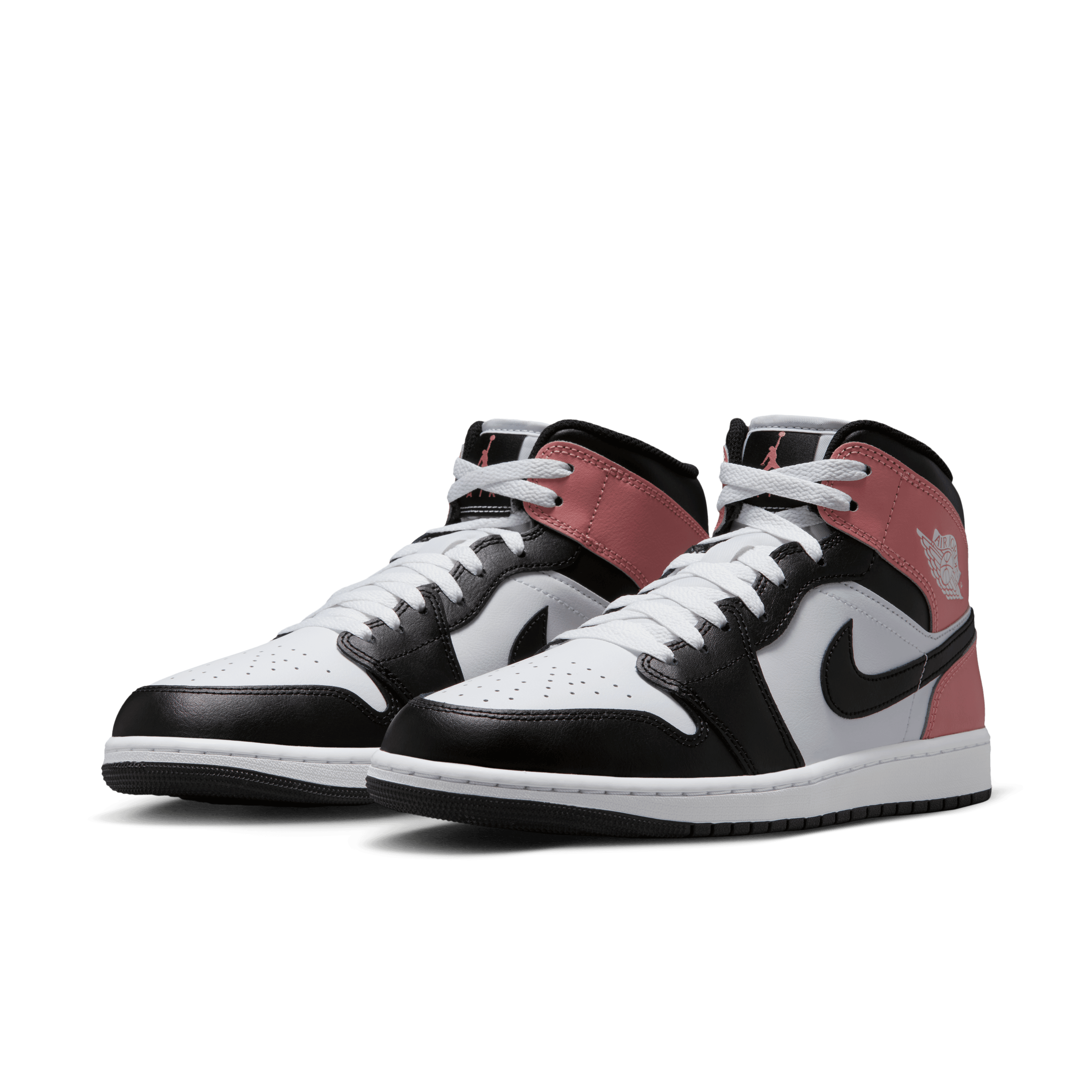 Men's Air Jordan 1 Mid "Black Rust Pink" Jordan - Tops and Bottoms USA