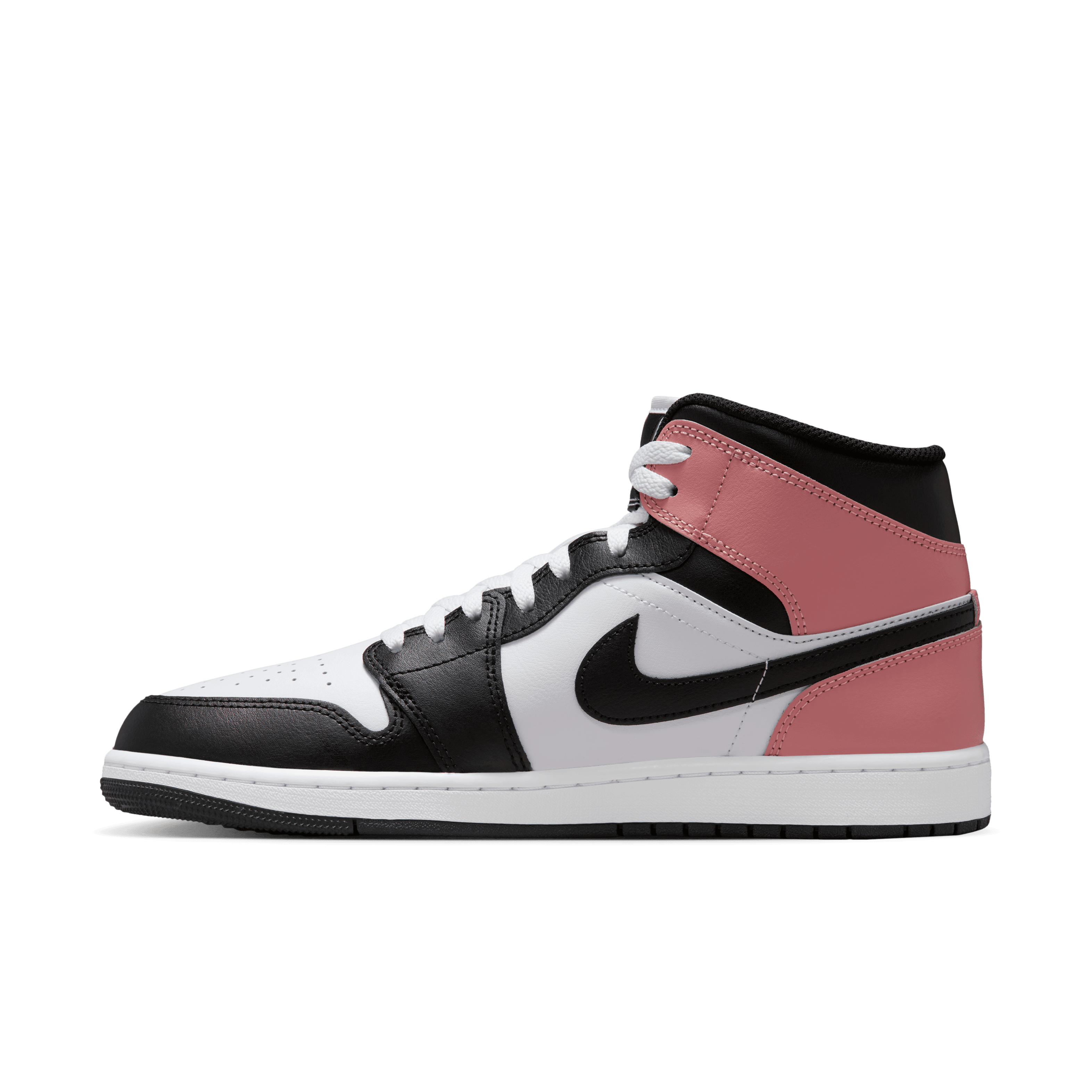 Men's Air Jordan 1 Mid "Black Rust Pink" Jordan - Tops and Bottoms USA