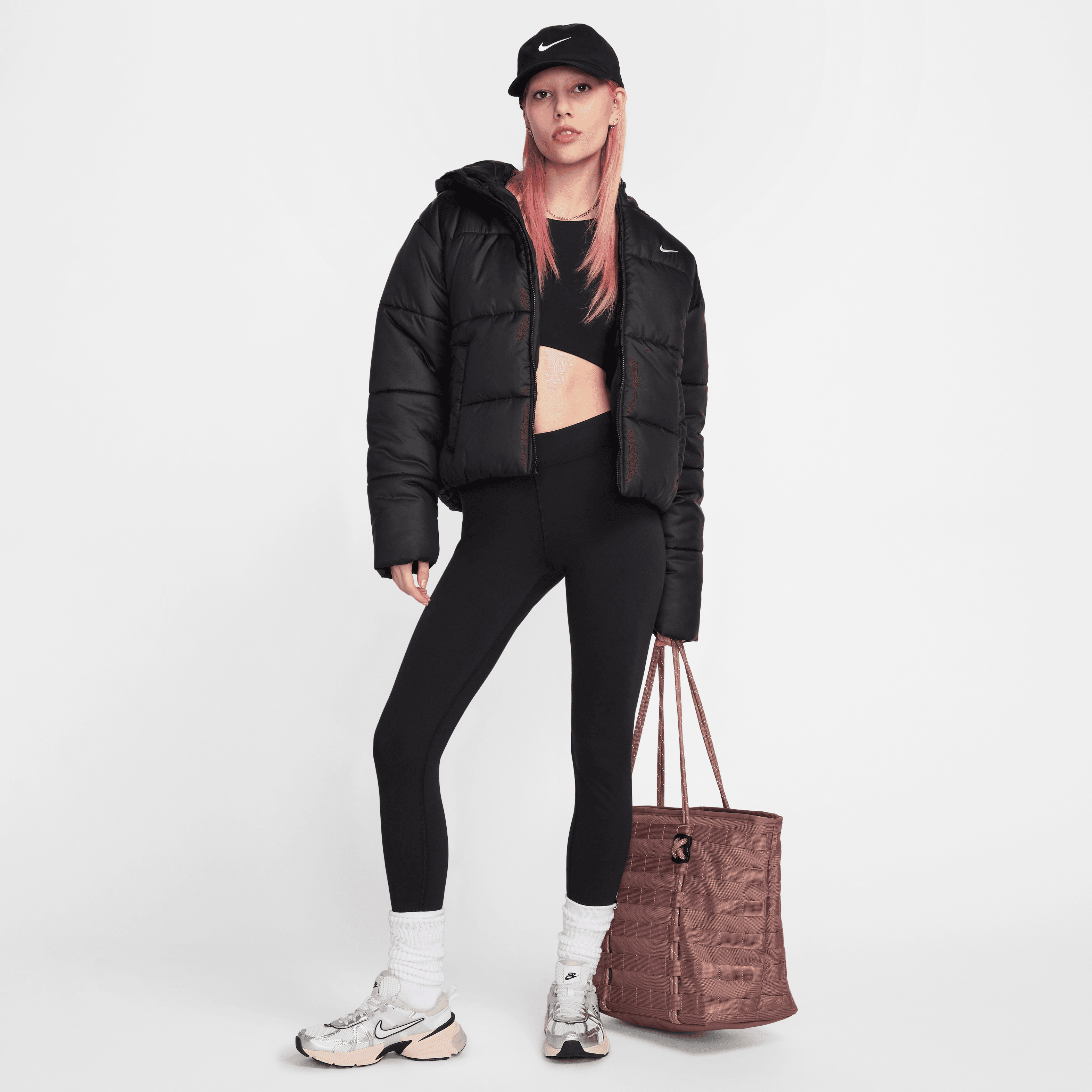 Women's Sportswear Classic Puffer Jacket Nike - Tops and Bottoms USA