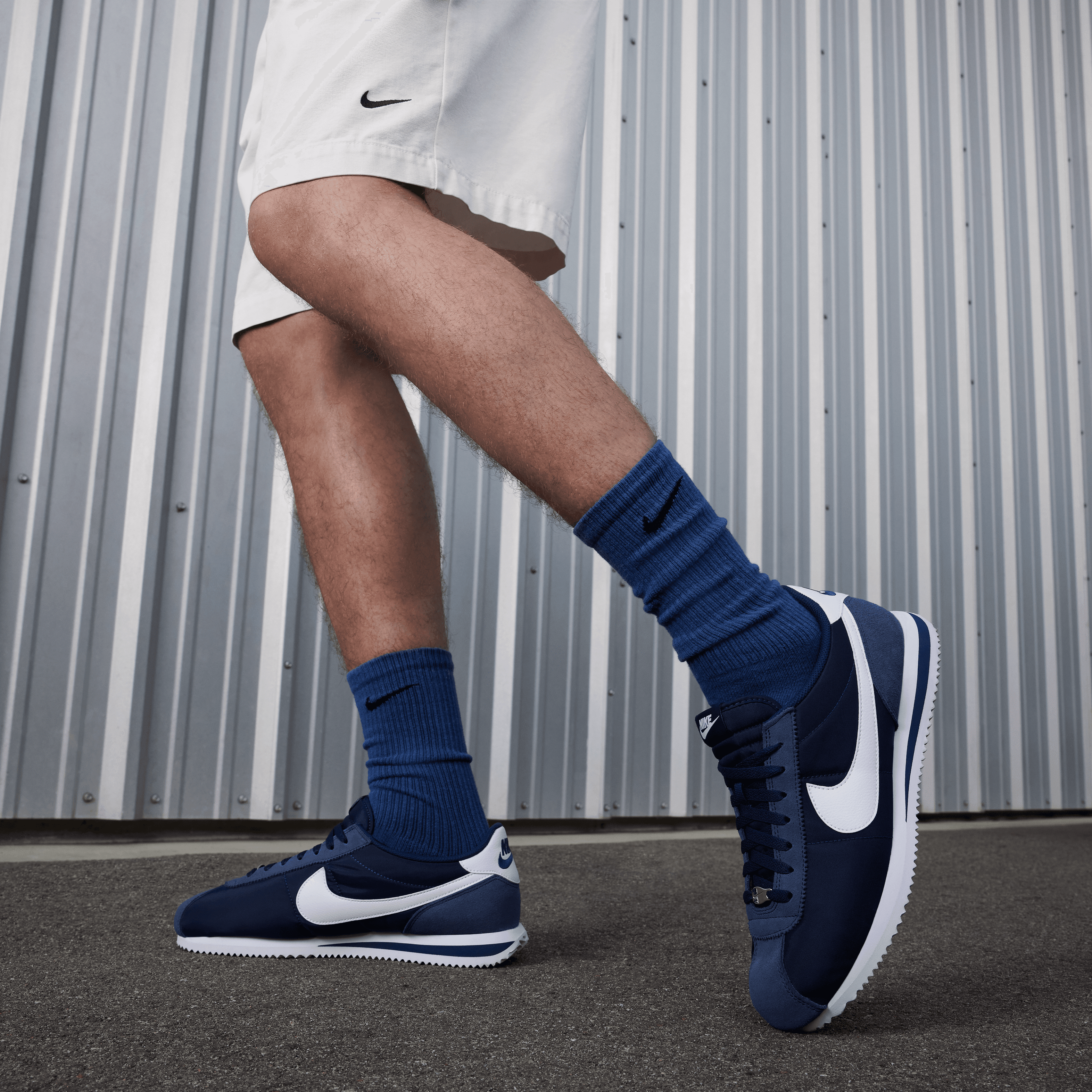 Men's Cortez Textile "Midnight Navy" Nike - Tops and Bottoms USA