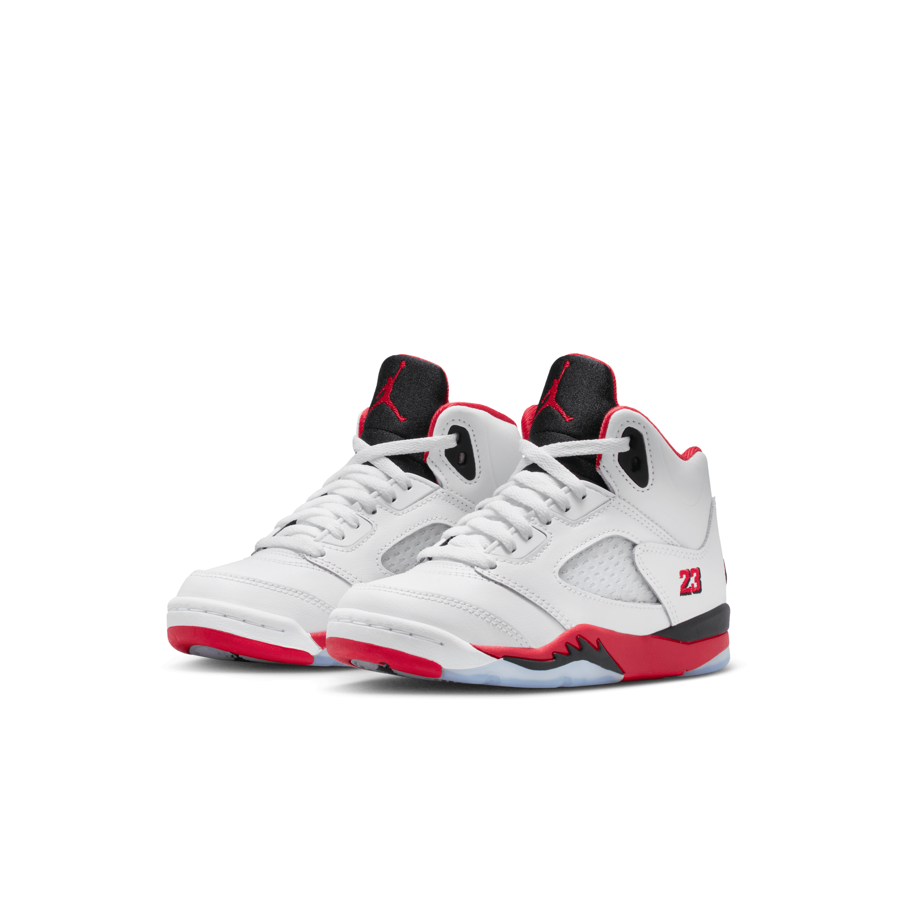 Kid's Air Jordan 5 Retro OG "Fire Red Black Tongue" Pre School
