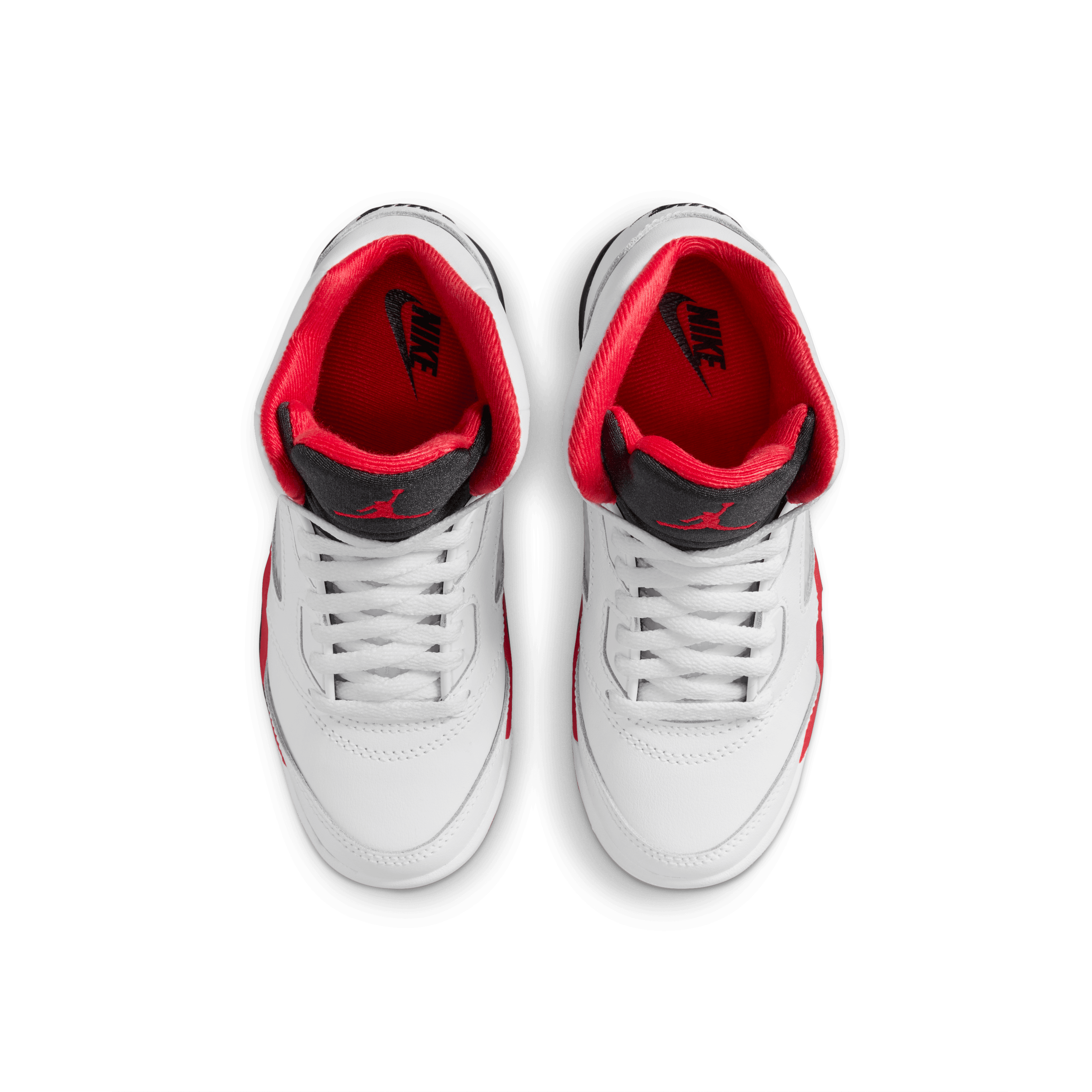 Kid's Air Jordan 5 Retro OG "Fire Red Black Tongue" Pre School