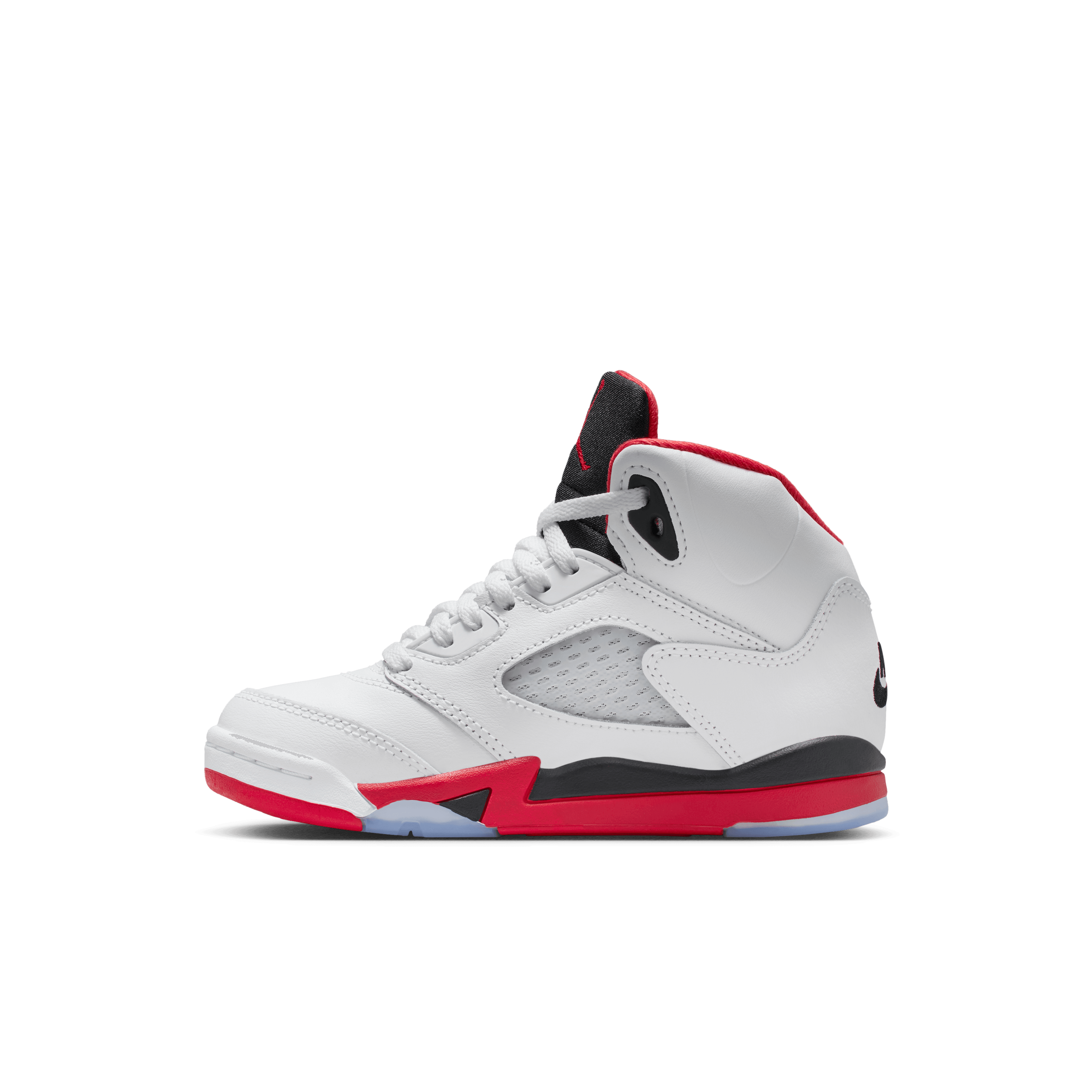 Kid's Air Jordan 5 Retro OG "Fire Red Black Tongue" Pre School