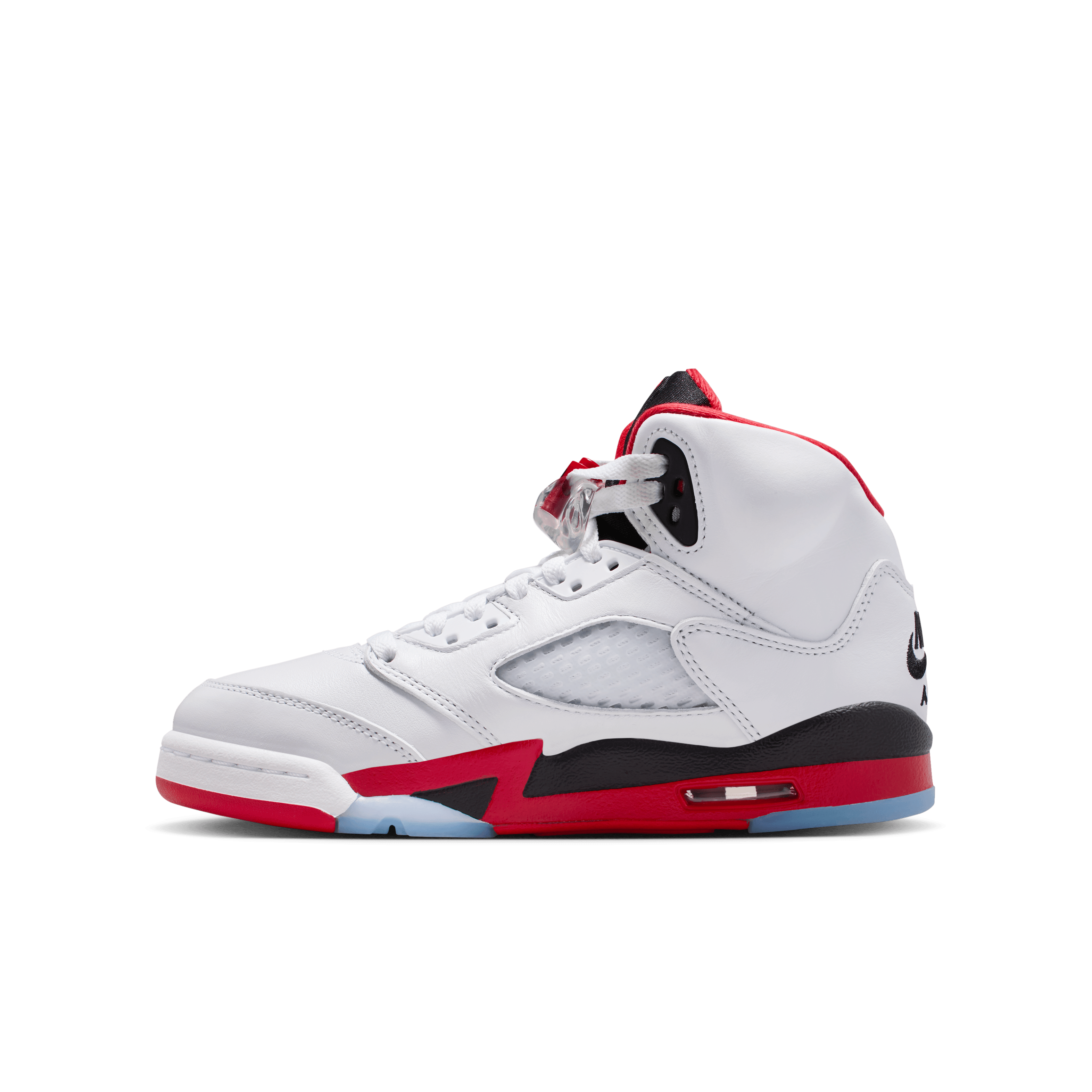 Kid's Air Jordan 5 Retro OG "Fire Red Black Tongue" Grade School