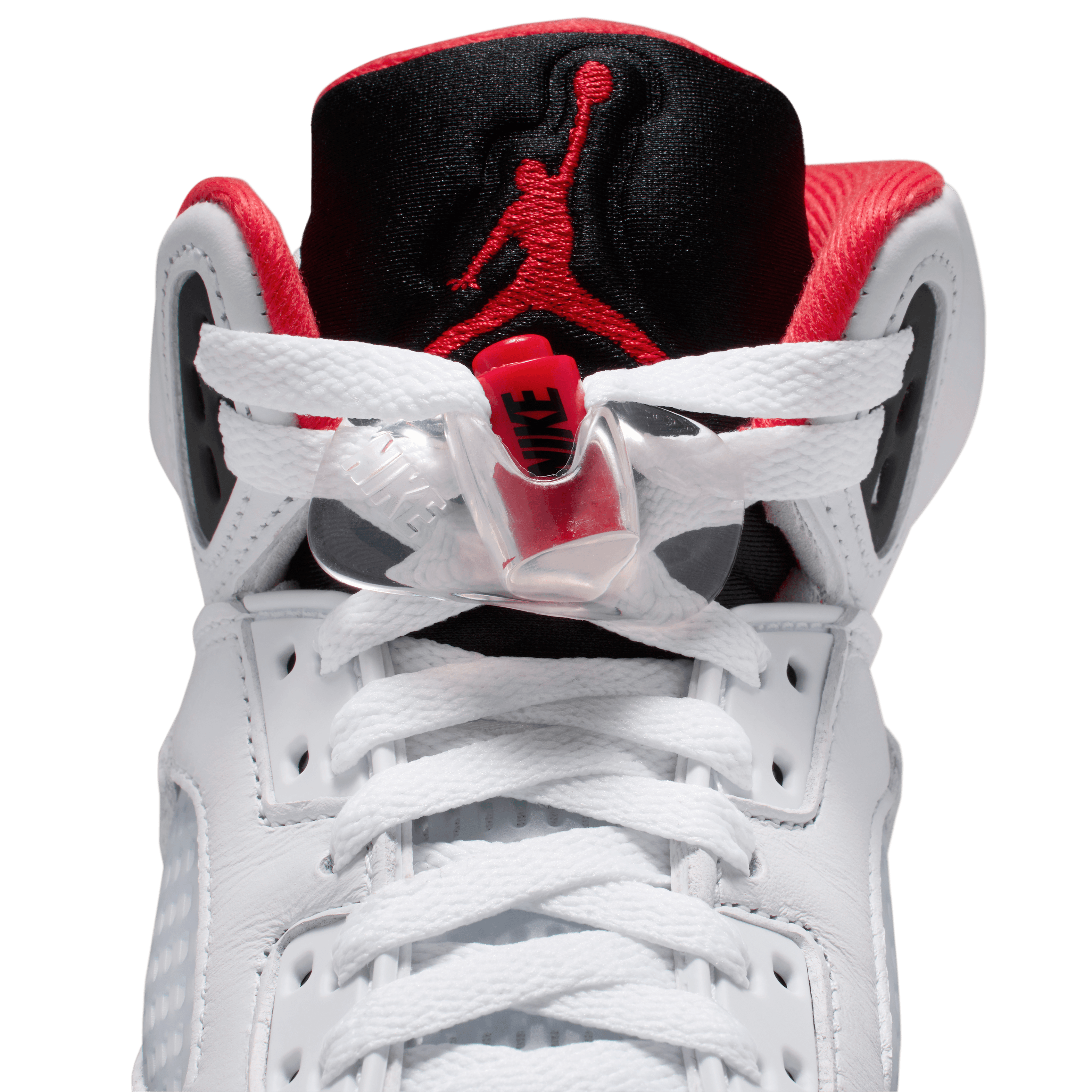 Kid's Air Jordan 5 Retro OG "Fire Red Black Tongue" Grade School