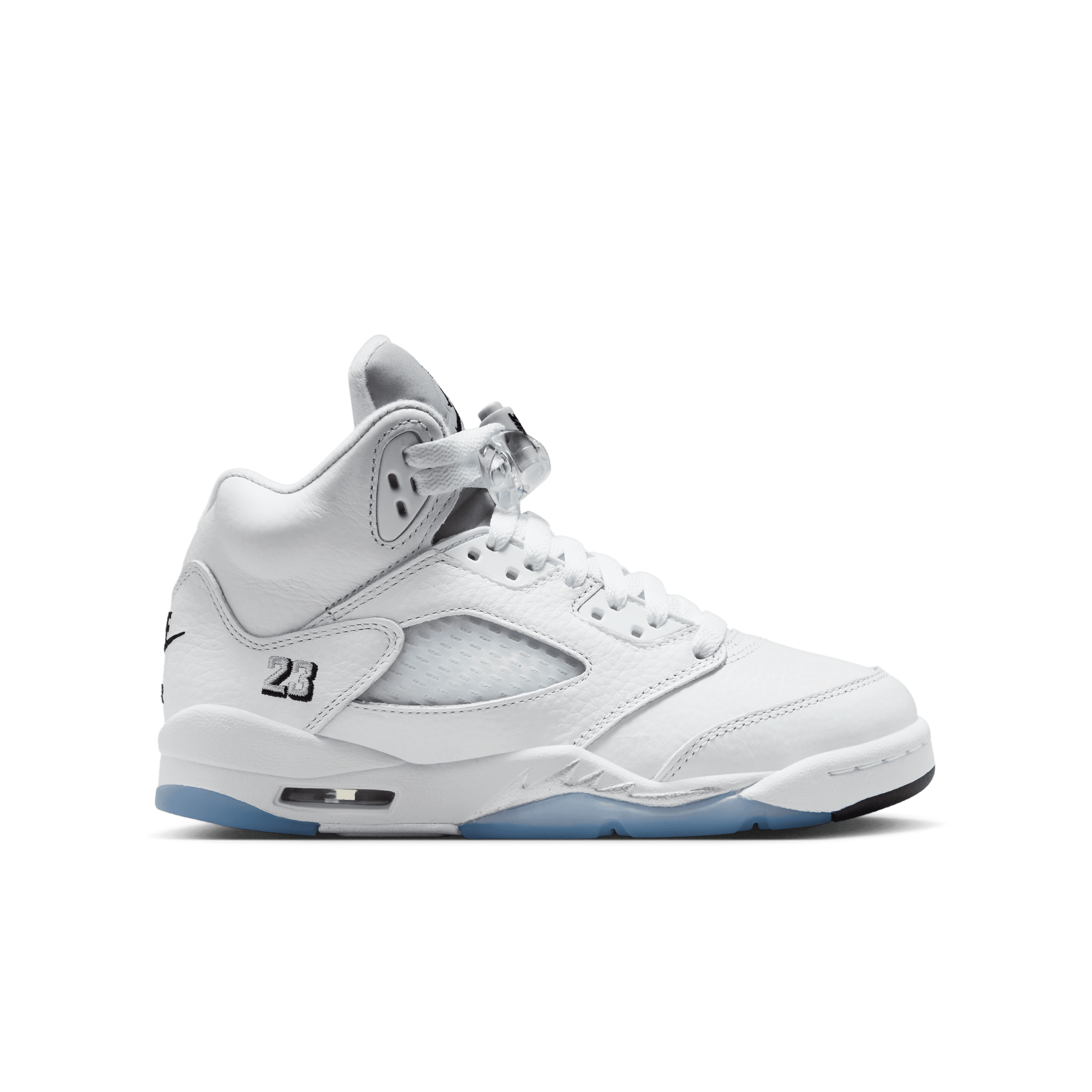 Kid's Air Jordan 5 Retro "White Metallic" Grade School