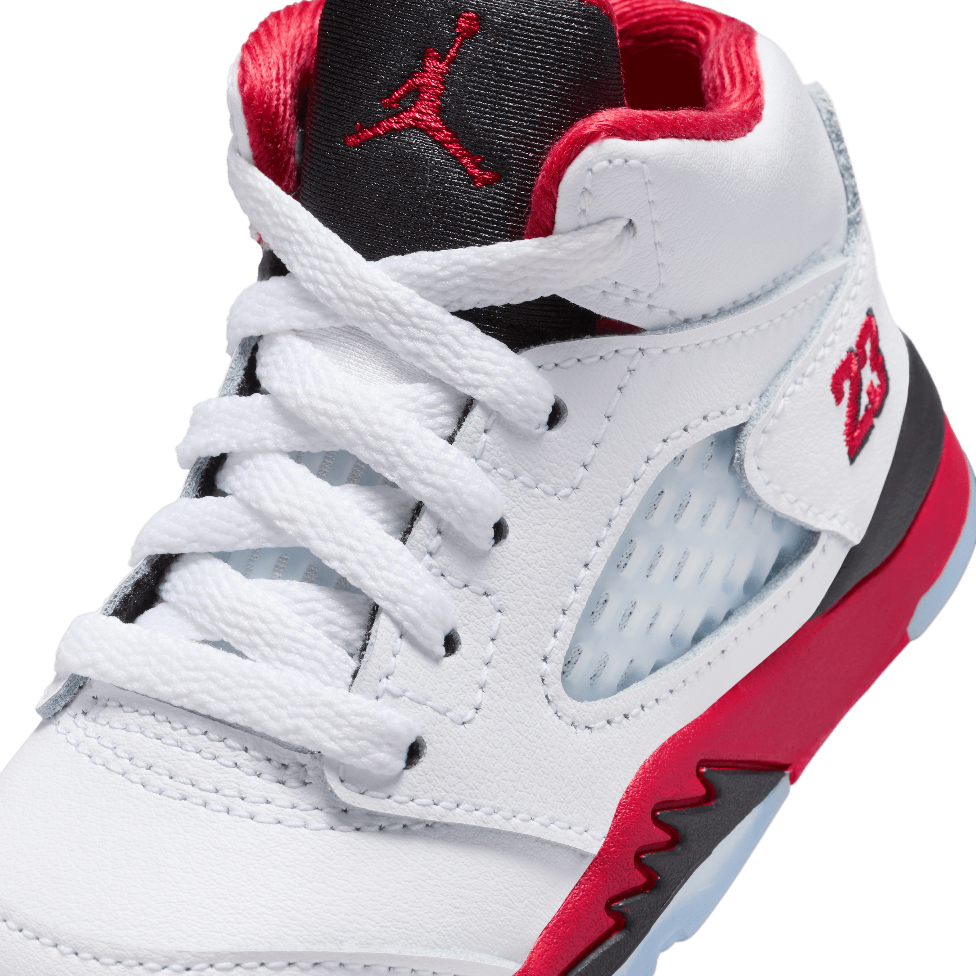 Kid's Air Jordan 5 Retro OG "Fire Red Black Tongue" Toddlers