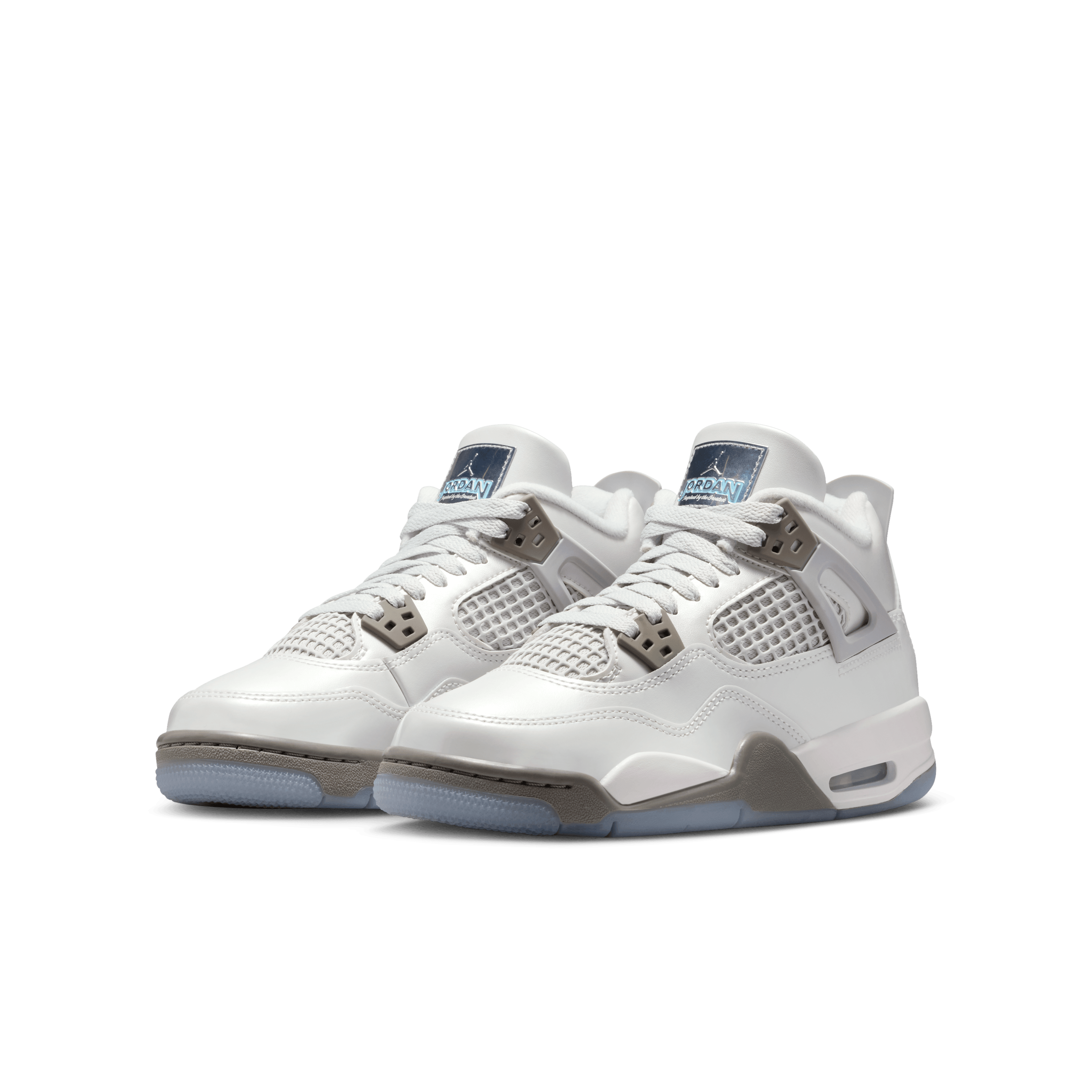Kid's Air Jordan 4 Retro "Blue Chill" Grade School