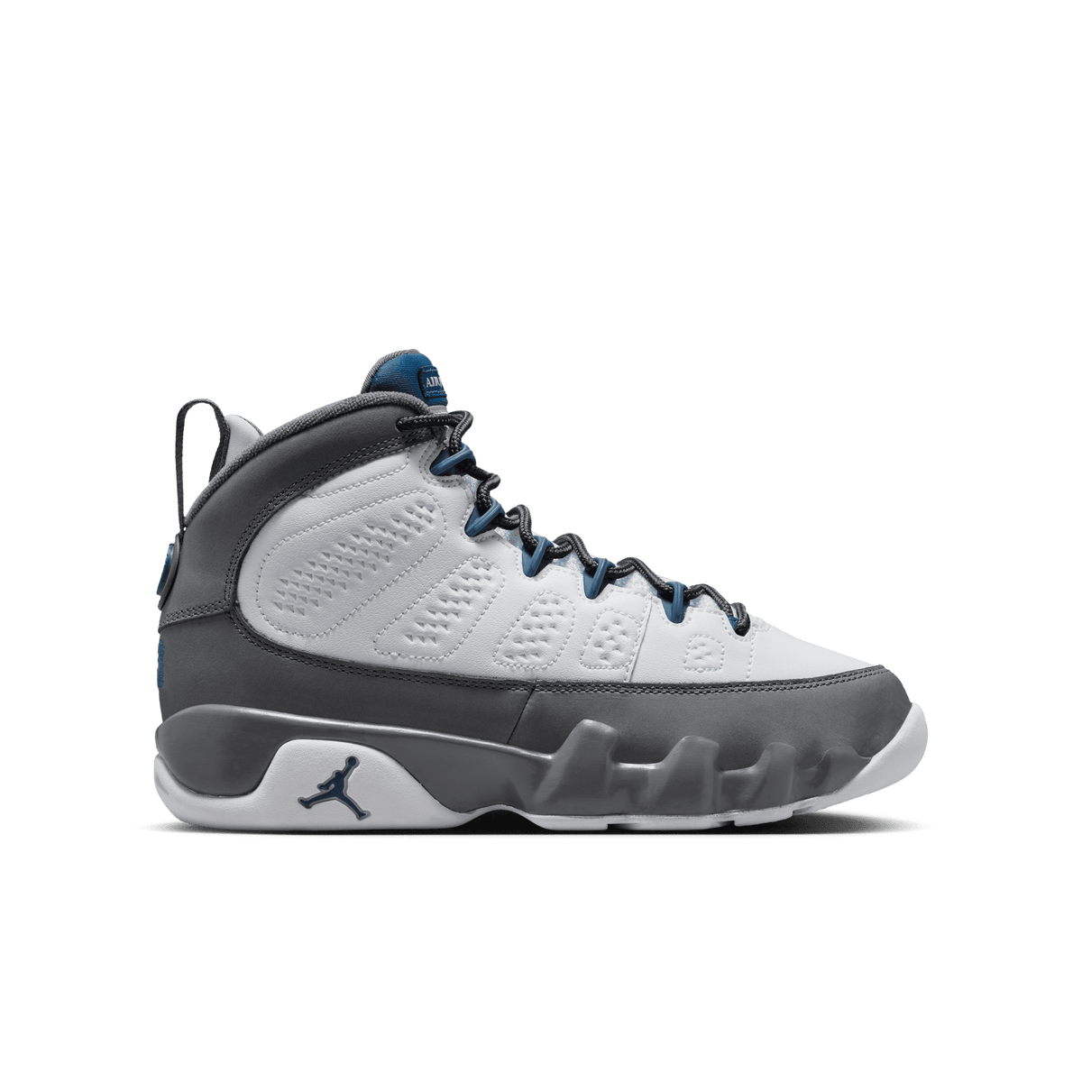 Kid's Air Jordan 9 Retro "Flint Grey" Grade School Jordan - Tops and Bottoms USA