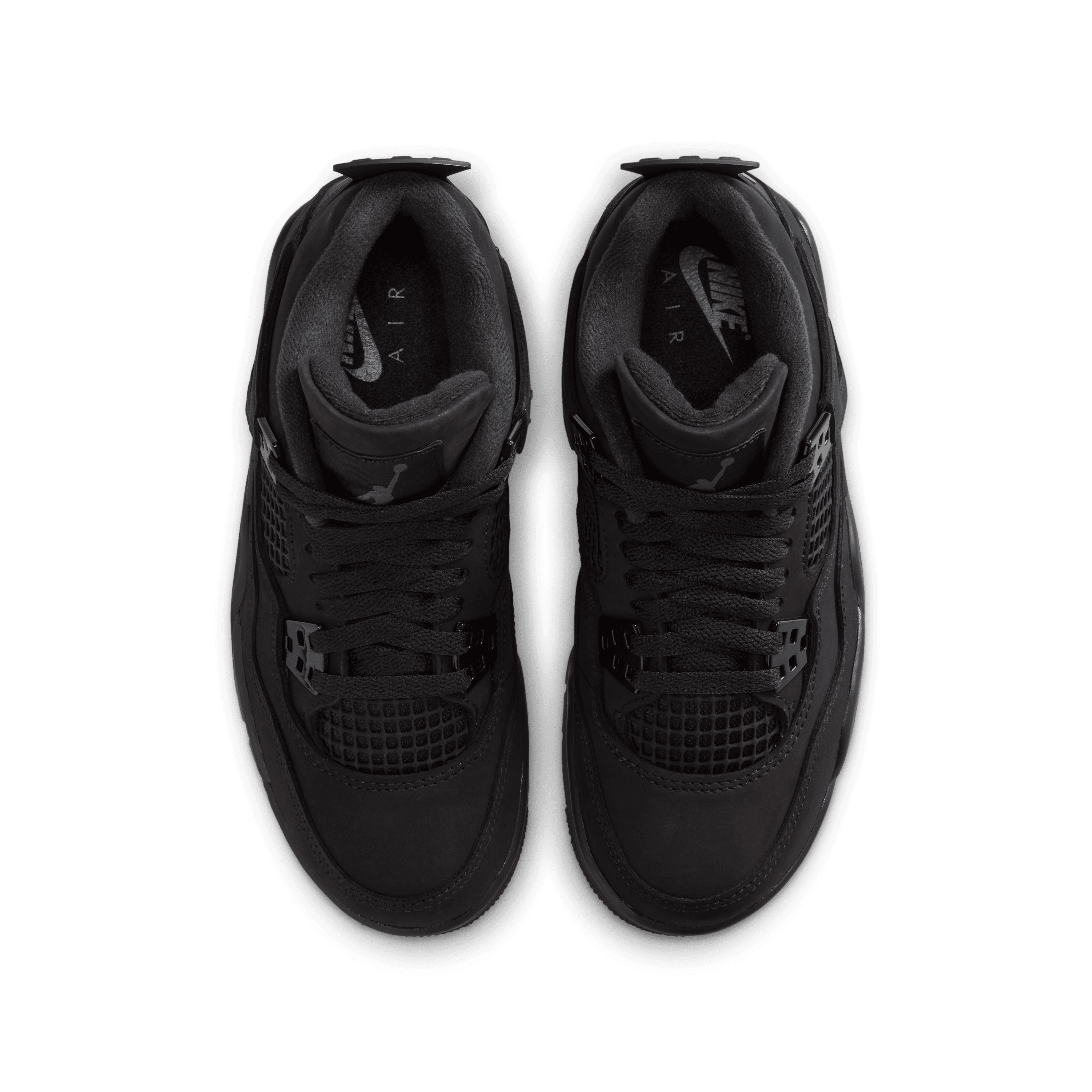 Kid's Air Jordan 4 Retro "Black Cat" Grade School Jordan - Tops and Bottoms USA