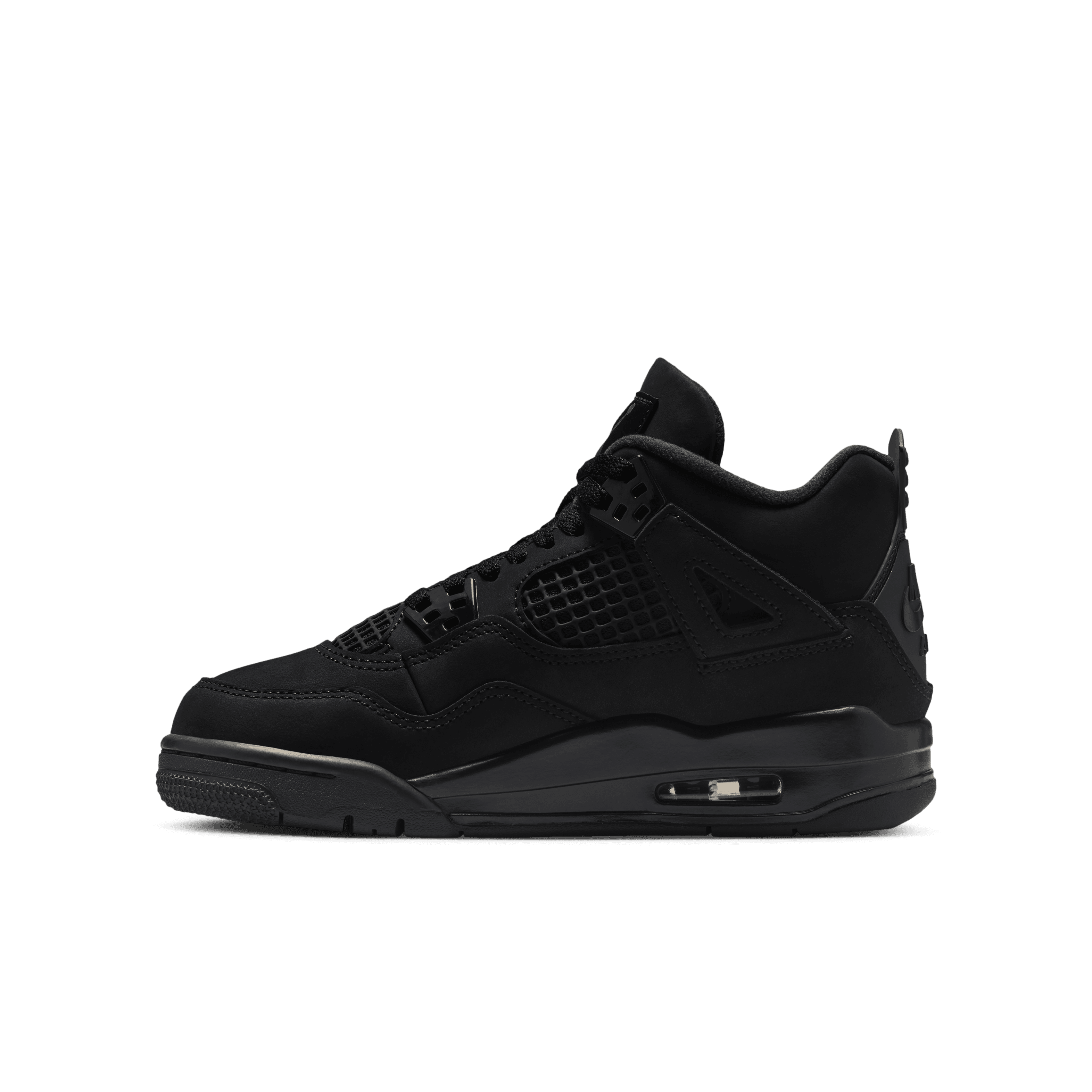 Kid's Air Jordan 4 Retro "Black Cat" Grade School Jordan - Tops and Bottoms USA