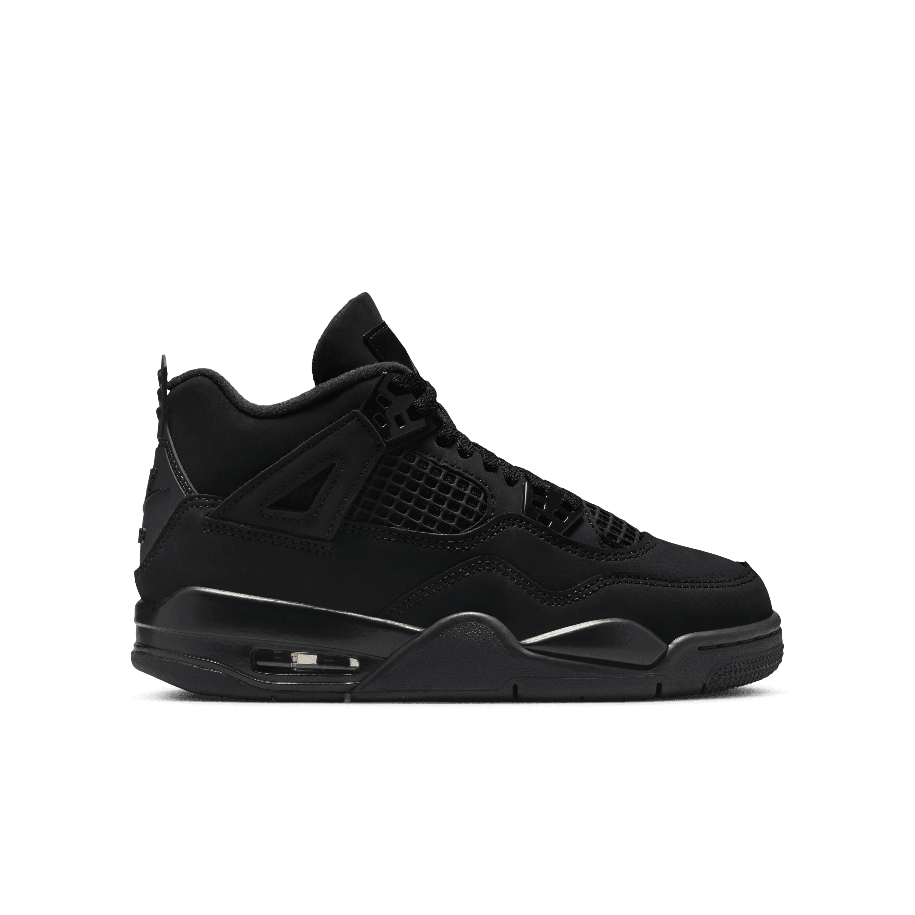 Kid's Air Jordan 4 Retro "Black Cat" Grade School Jordan - Tops and Bottoms USA