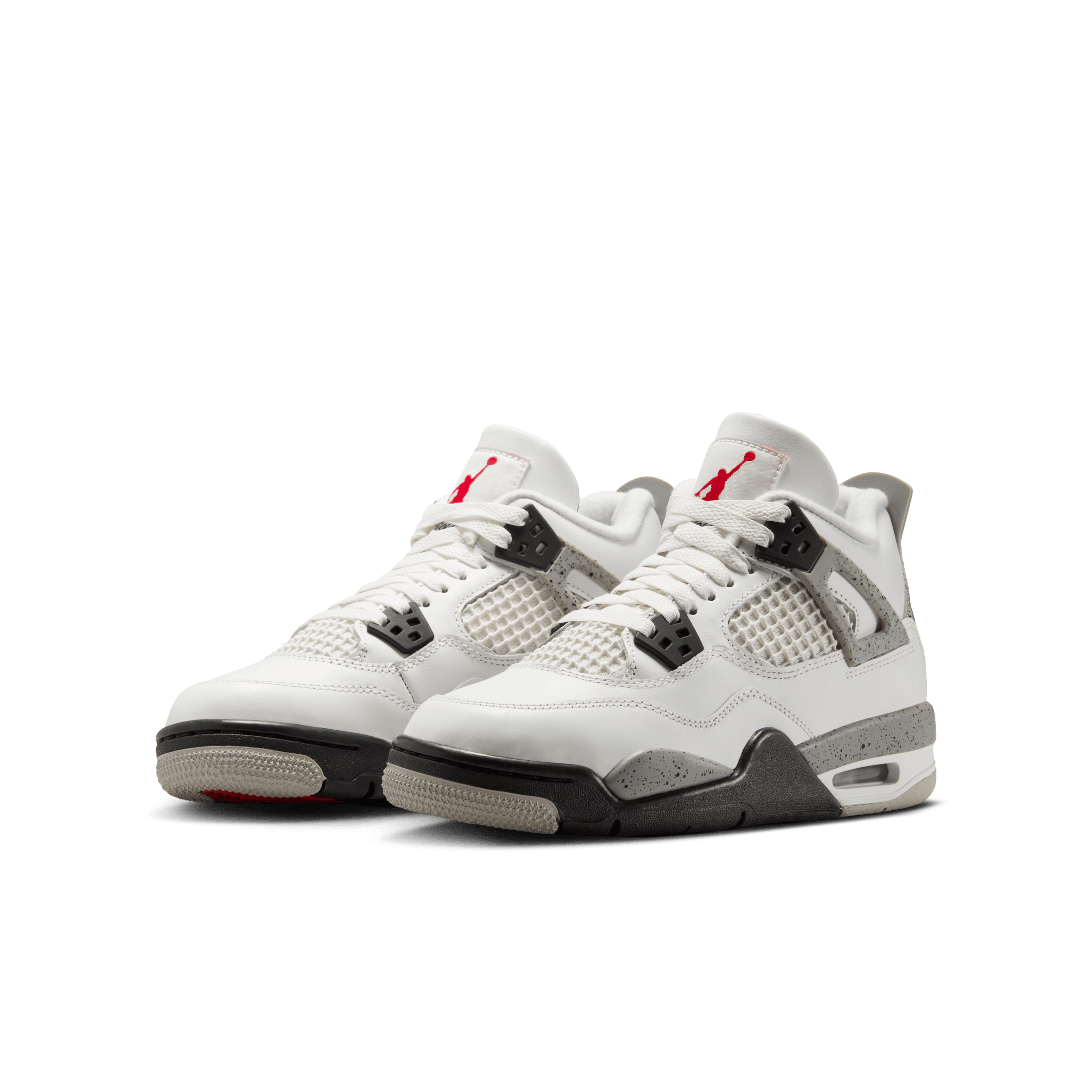 Kid's Air Jordan 4 Retro OG "White Cement" Grade School Jordan - Tops and Bottoms USA