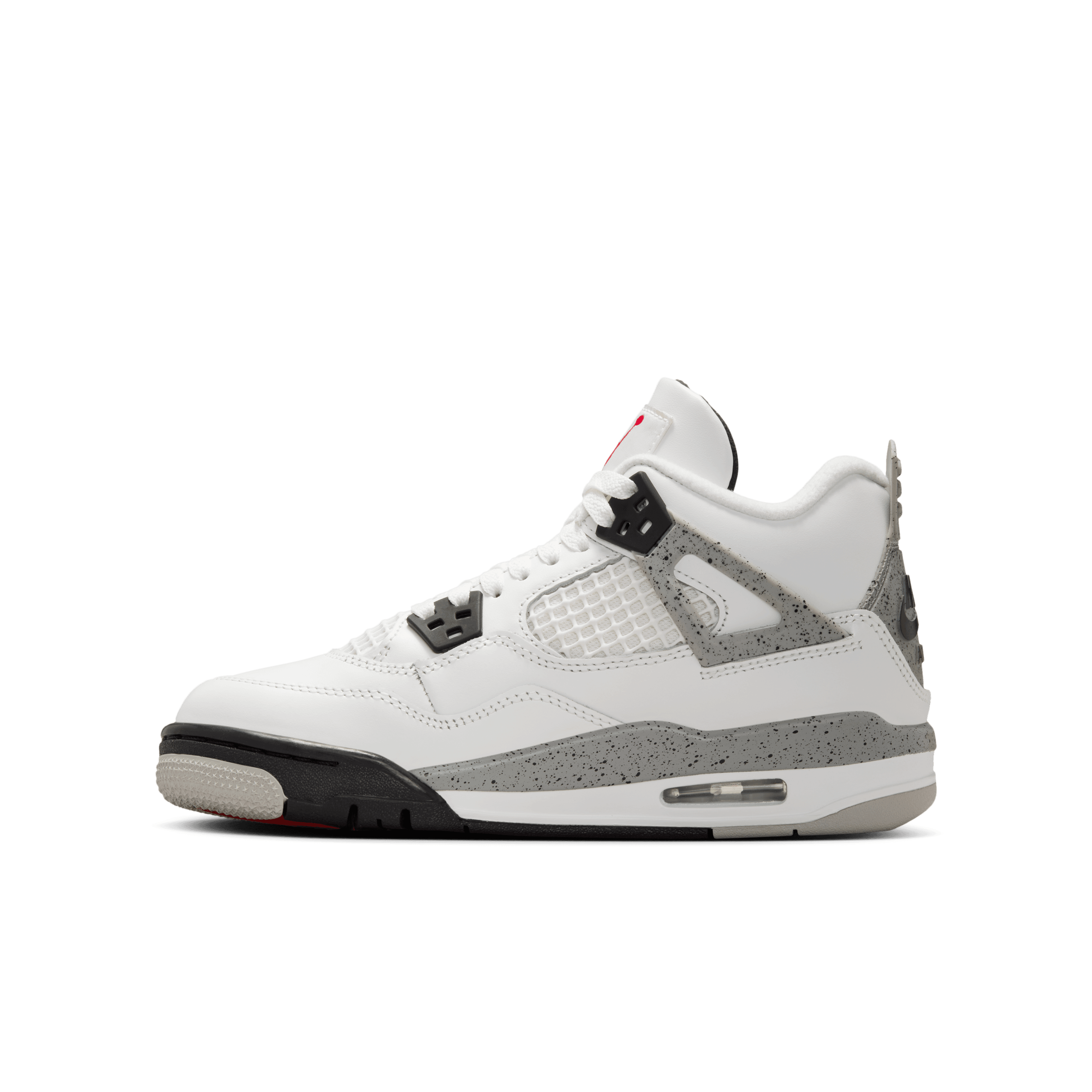 Kid's Air Jordan 4 Retro OG "White Cement" Grade School Jordan - Tops and Bottoms USA