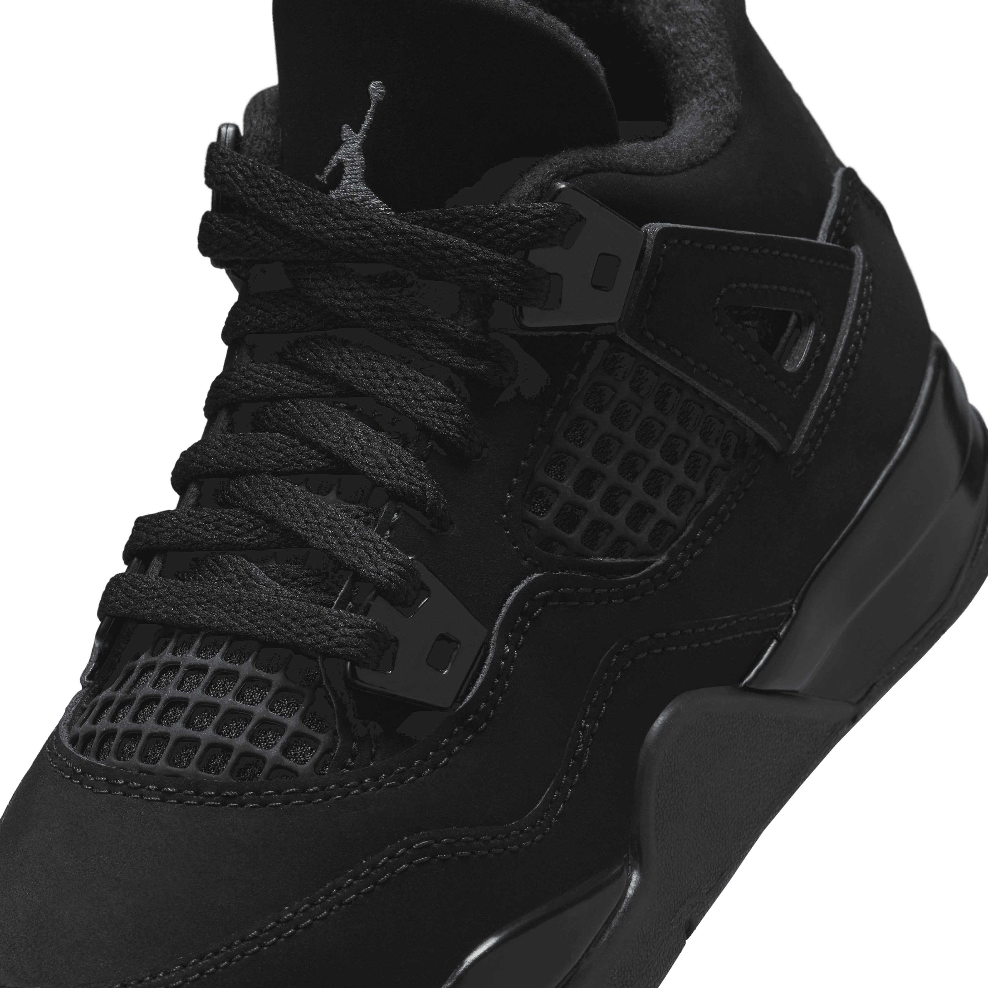 Kid's Air Jordan 4 Retro "Black Cat" Pre School Jordan - Tops and Bottoms USA