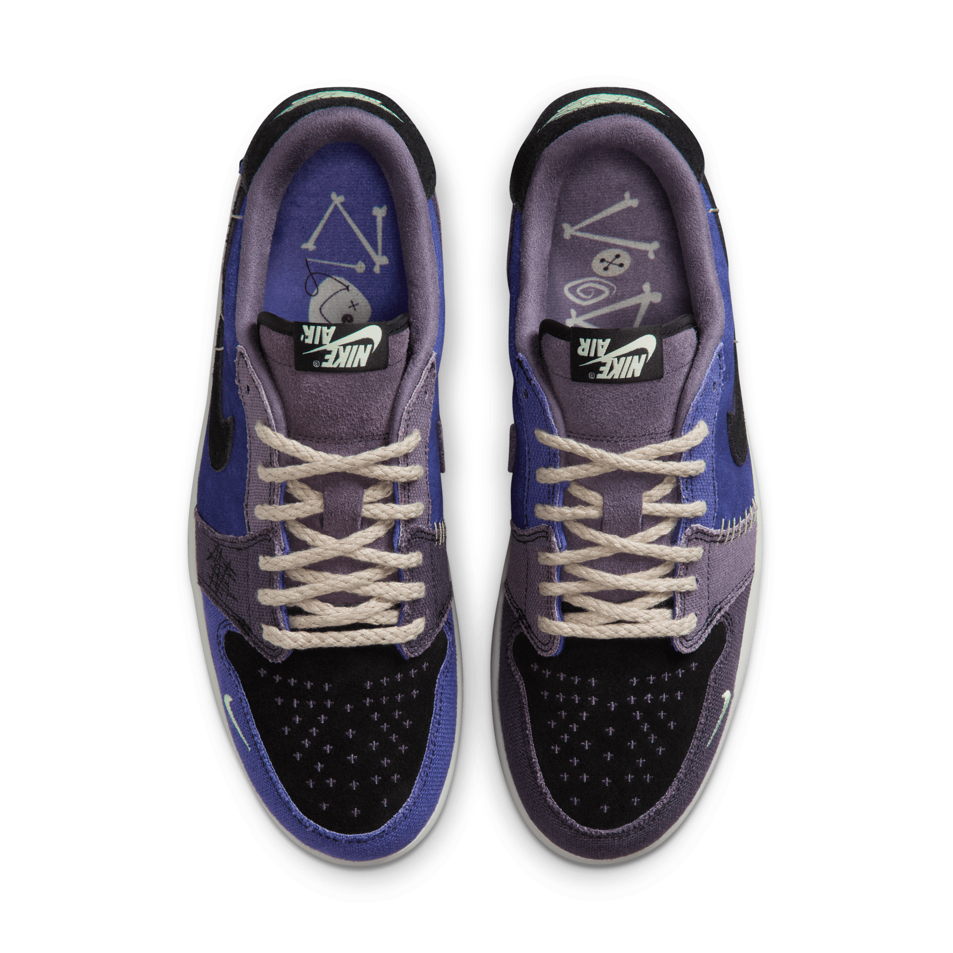 Kid's Air Jordan 1 Retro Low OG x Zion Williamson "Voodoo Alternate" Grade School Jordan - Tops and Bottoms USA