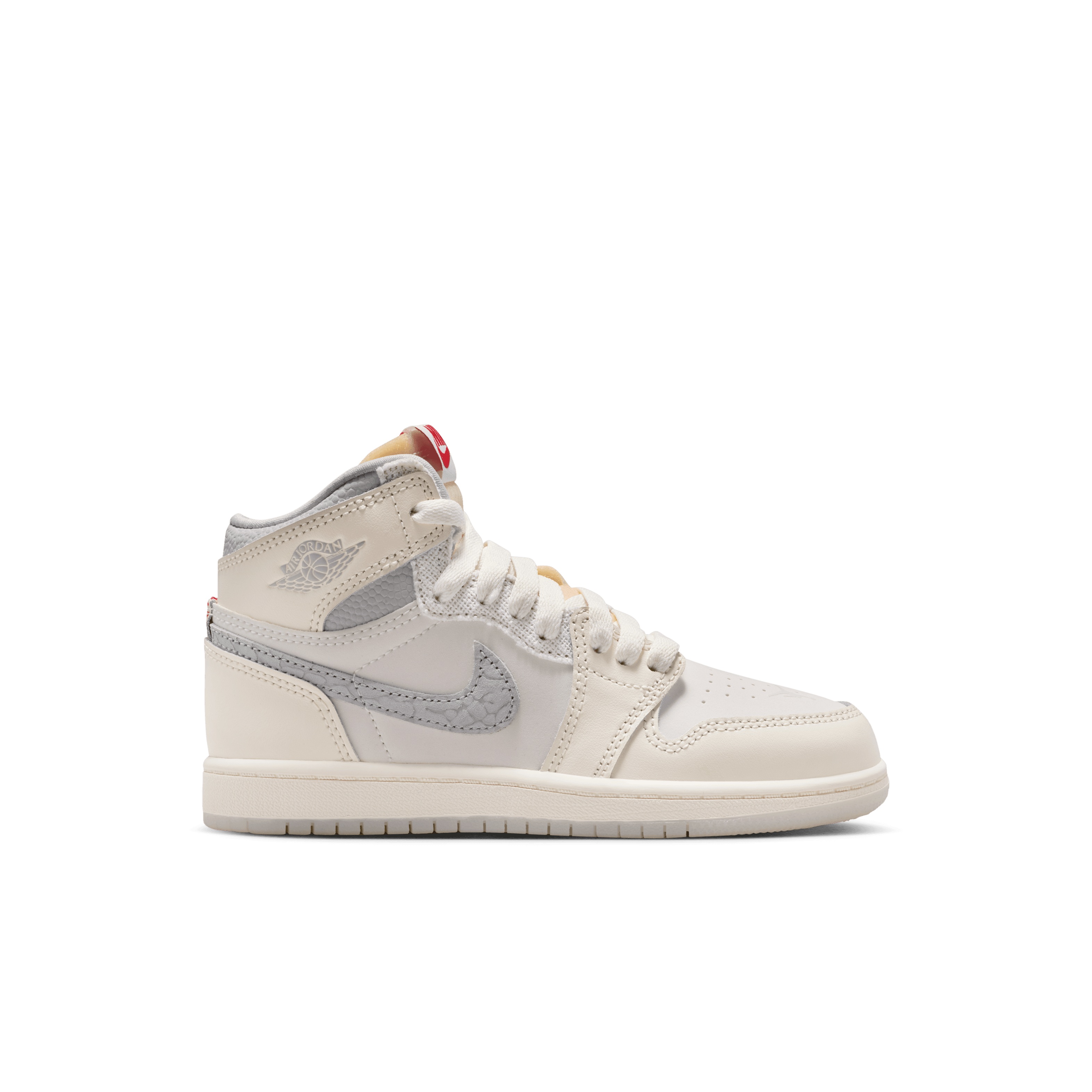 Kid's Air Jordan 1 Retro High OG "Sail University Red" Pre School