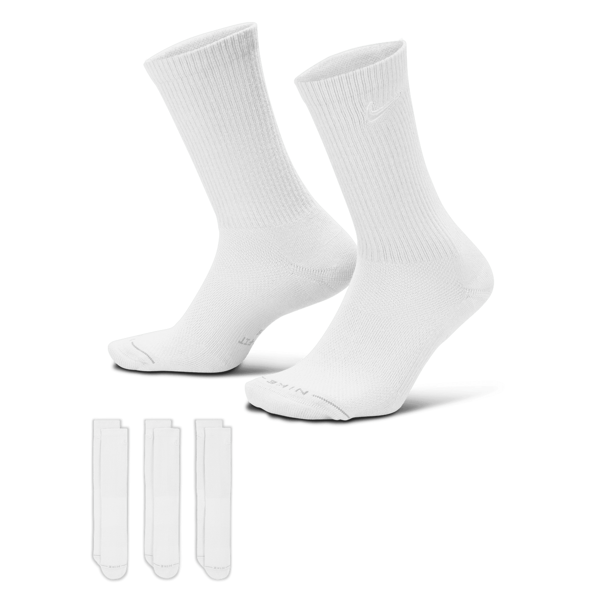 Everyday Elevated Crew Socks (3 Pairs) Nike - Tops and Bottoms USA