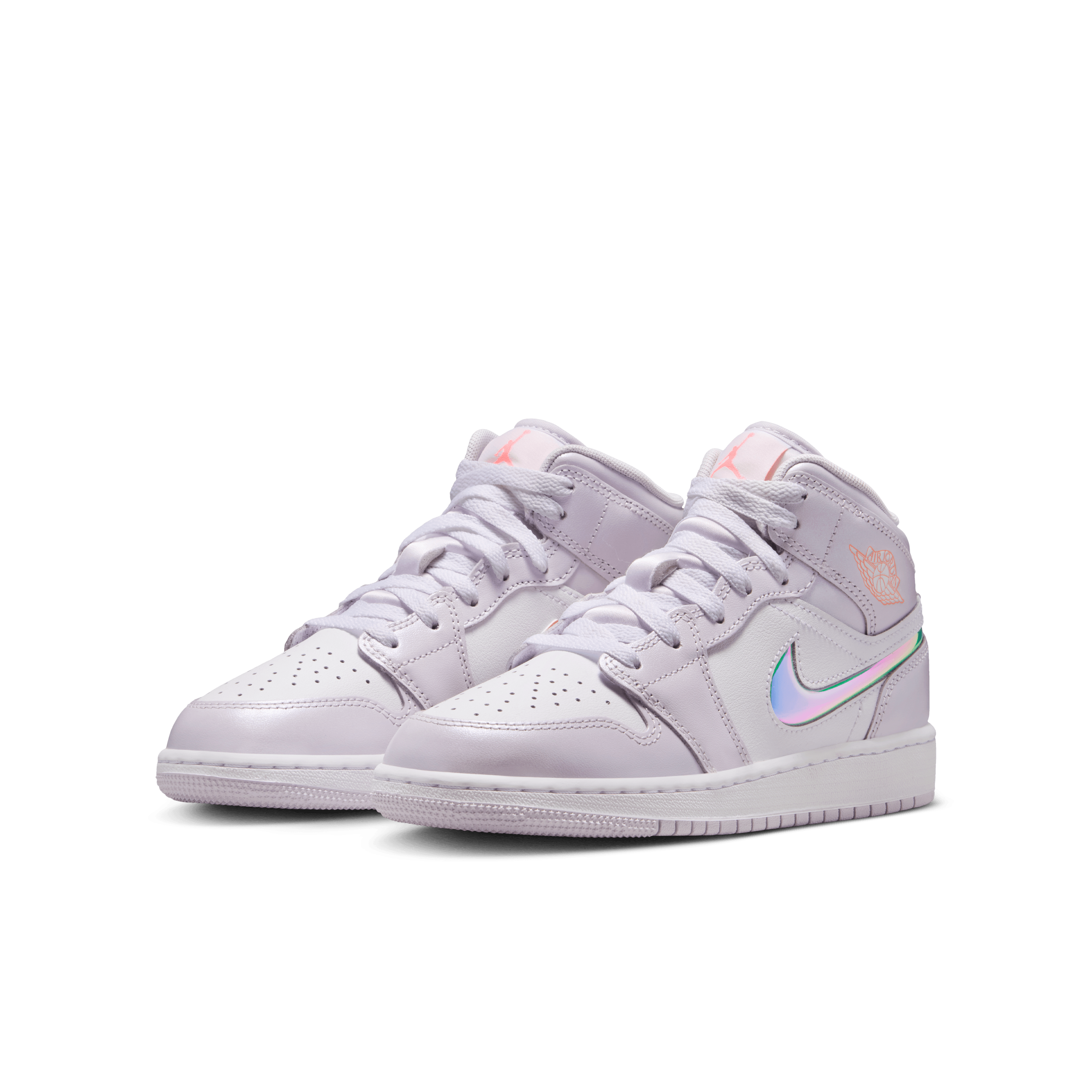 Kid's Air Jordan 1 Mid SE "Barely Grape" Grade School