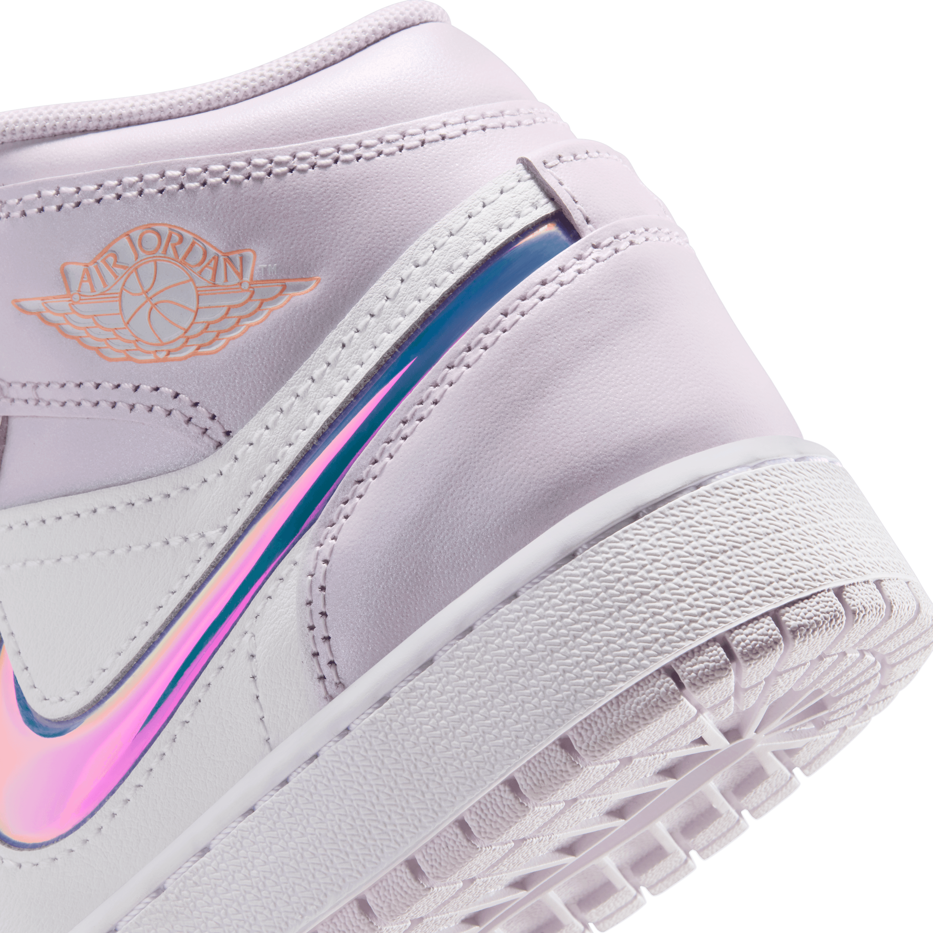Kid's Air Jordan 1 Mid SE "Barely Grape" Grade School