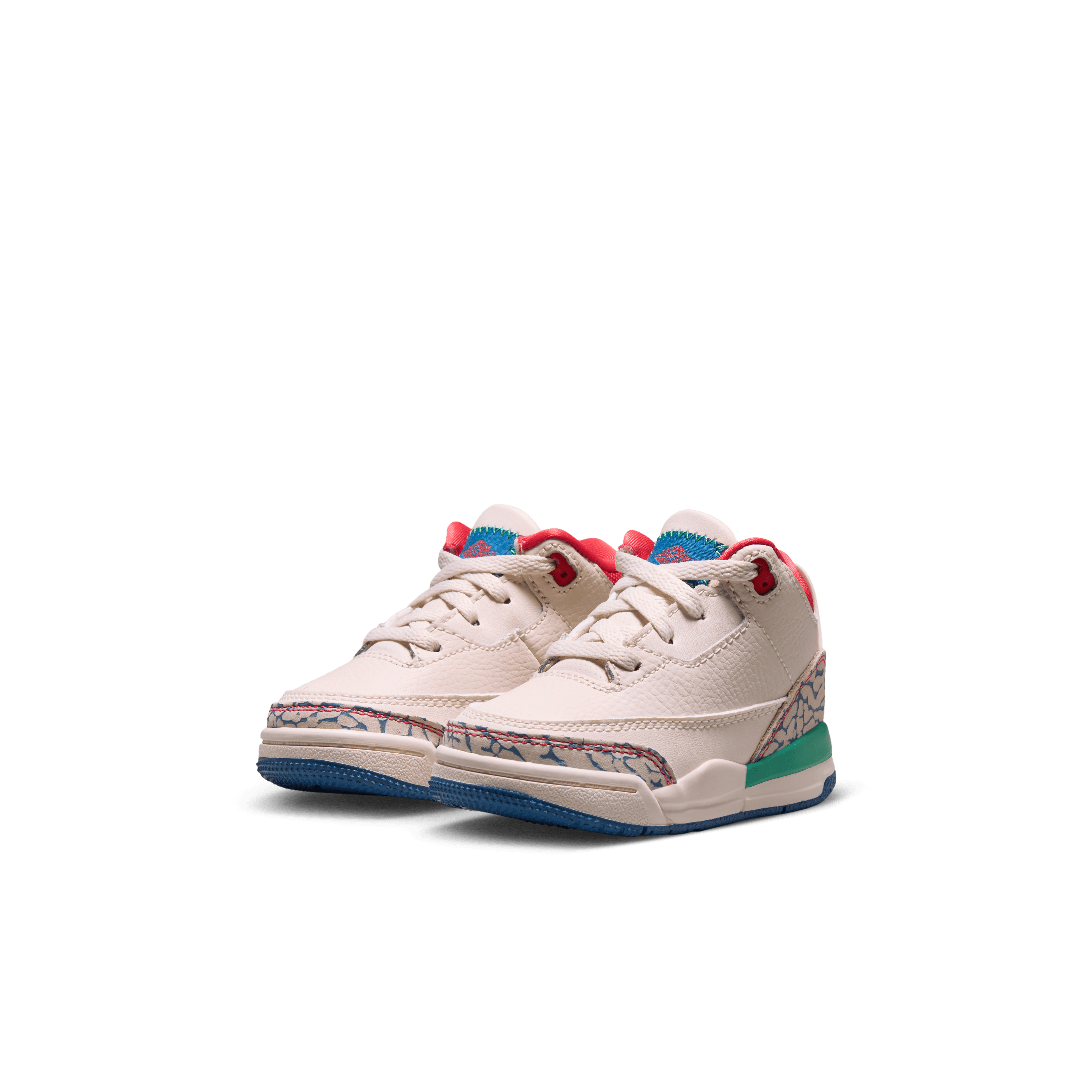 Kid's Jordan 3 Retro "Chalk and True Blue" Toddlers