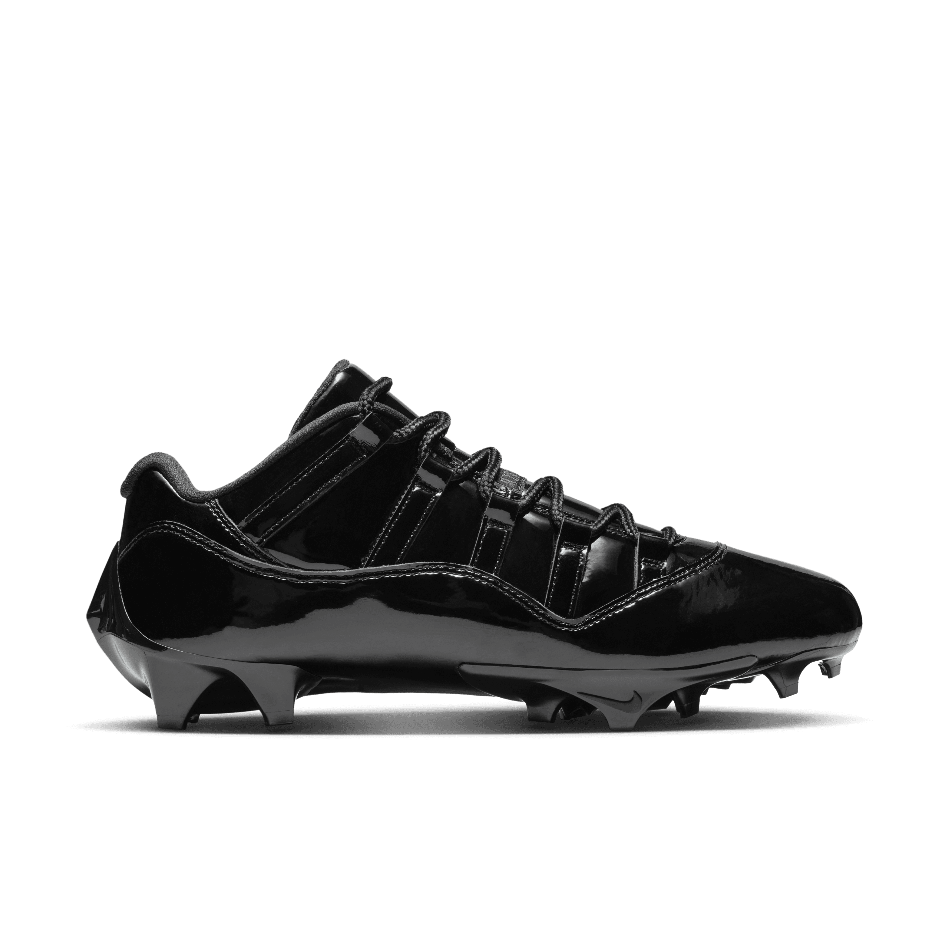 Men's Jordan 11 Low TD Cleat "Patent Black"