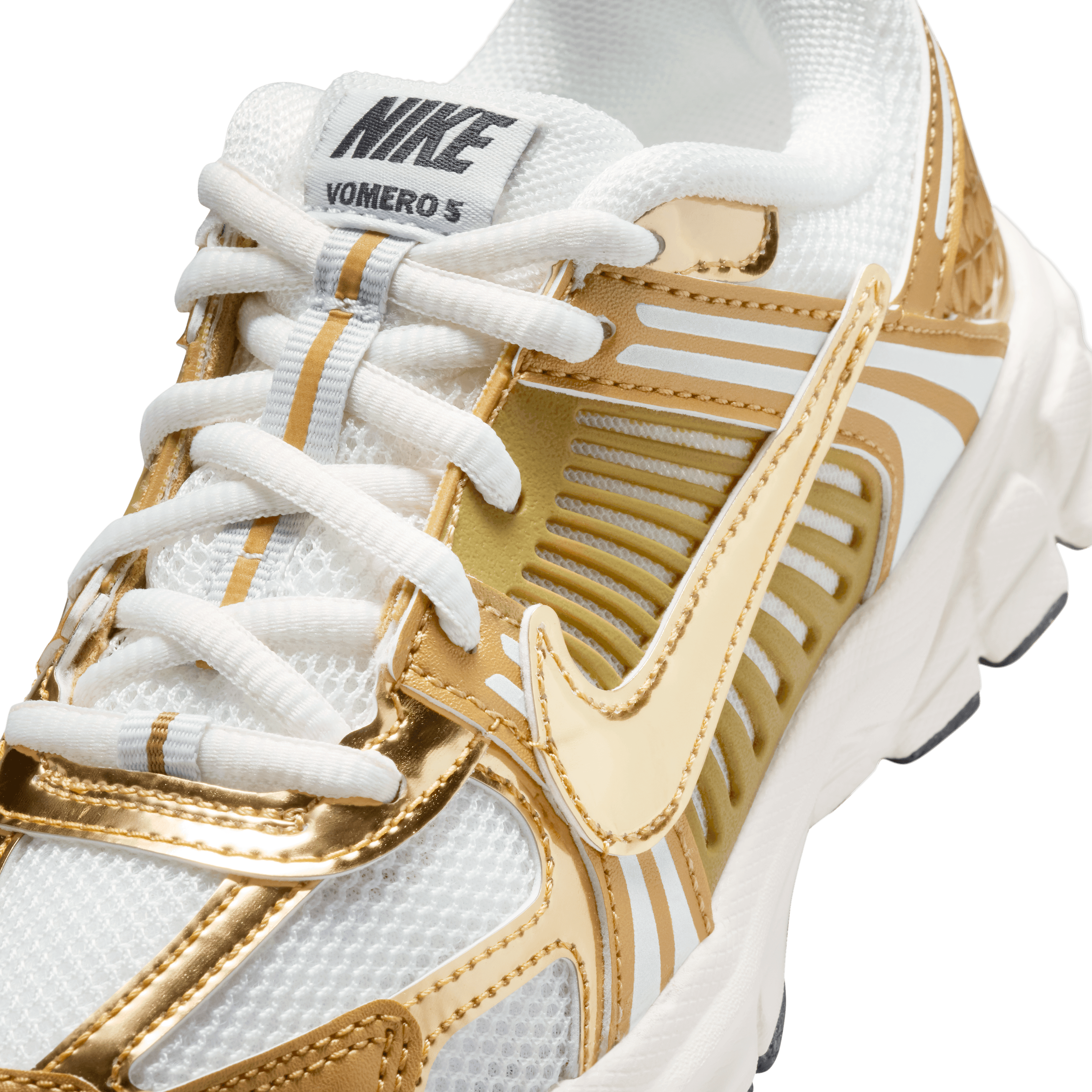 Kid's Vomero 5 Lace "Sail Metallic Gold" Pre School