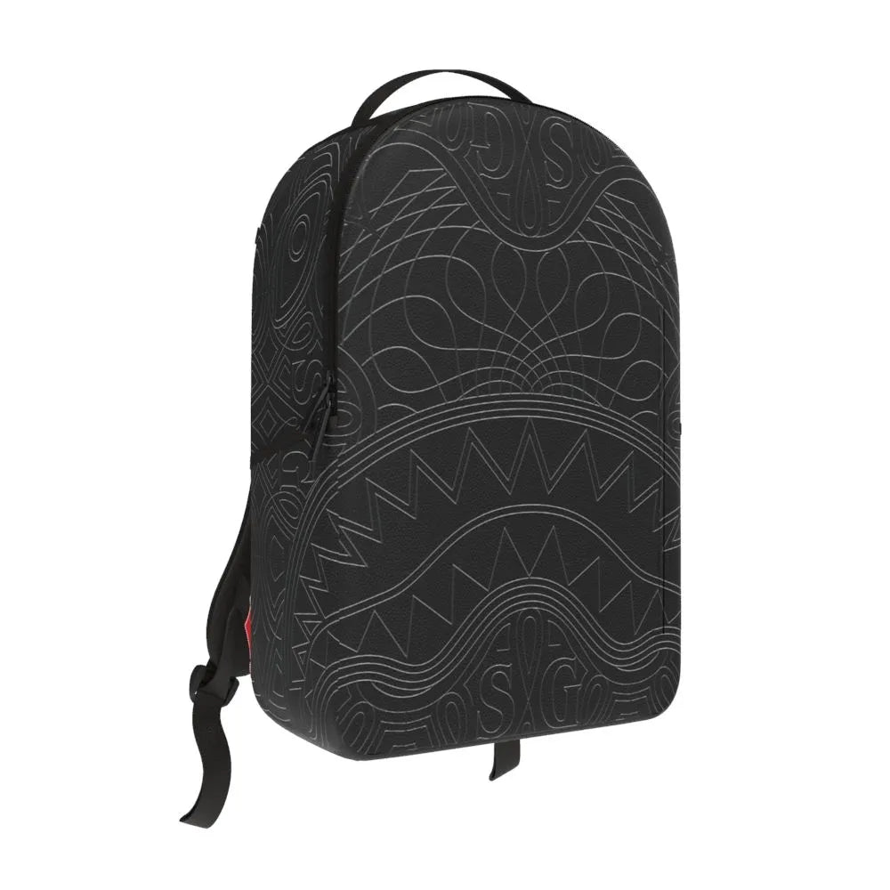 Tonal Monogram Emboss Shark Backpack Sprayground - Tops and Bottoms USA