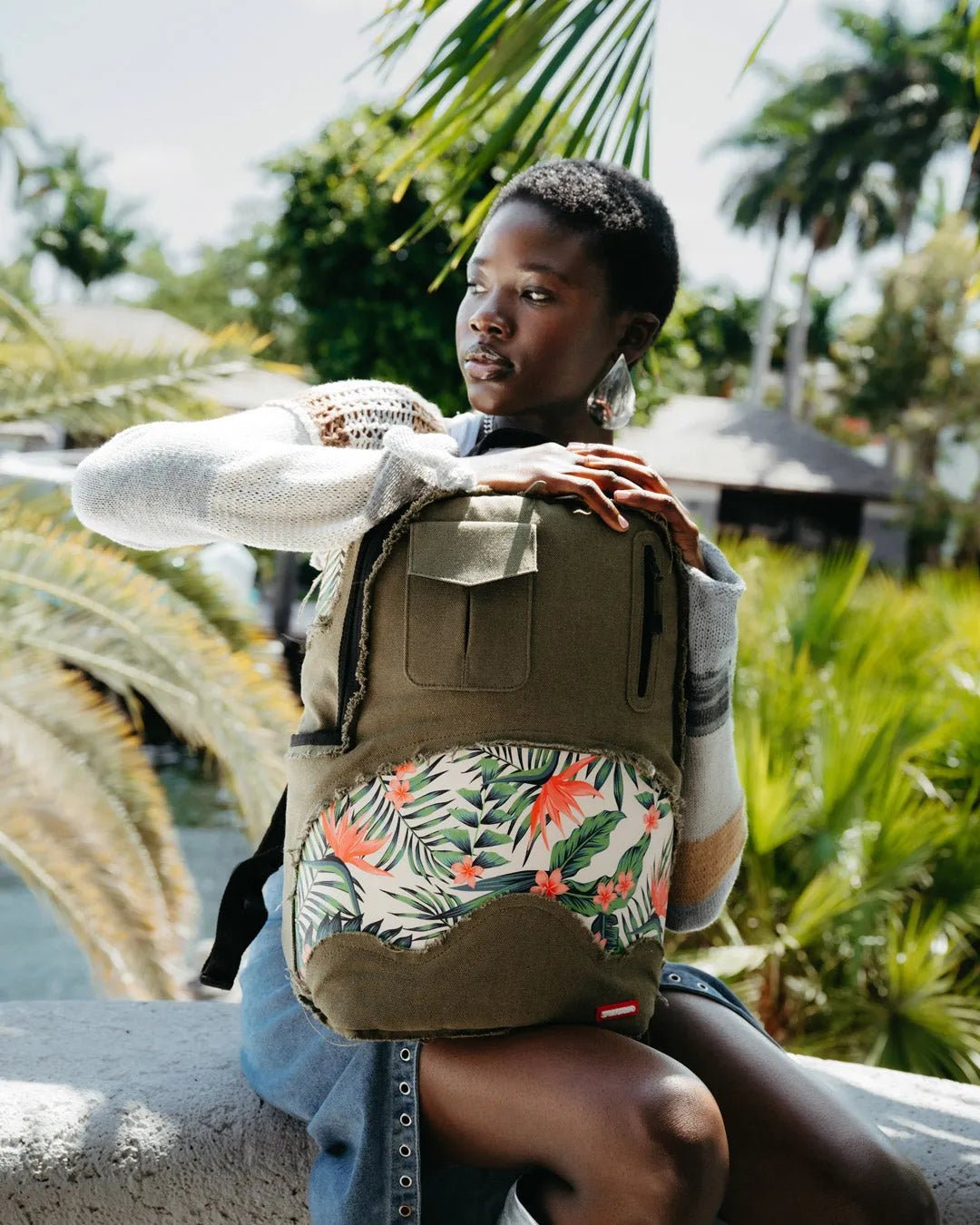 Tropical Mirage DLX Tactical Backpack Sprayground - Tops and Bottoms USA