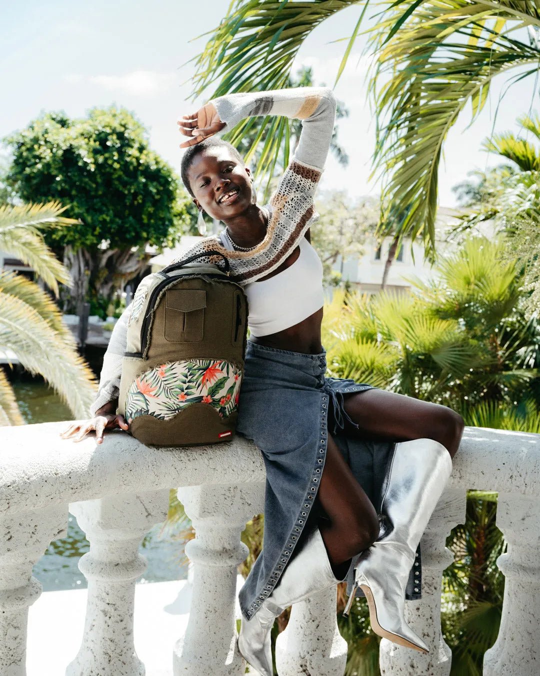 Tropical Mirage DLX Tactical Backpack Sprayground - Tops and Bottoms USA