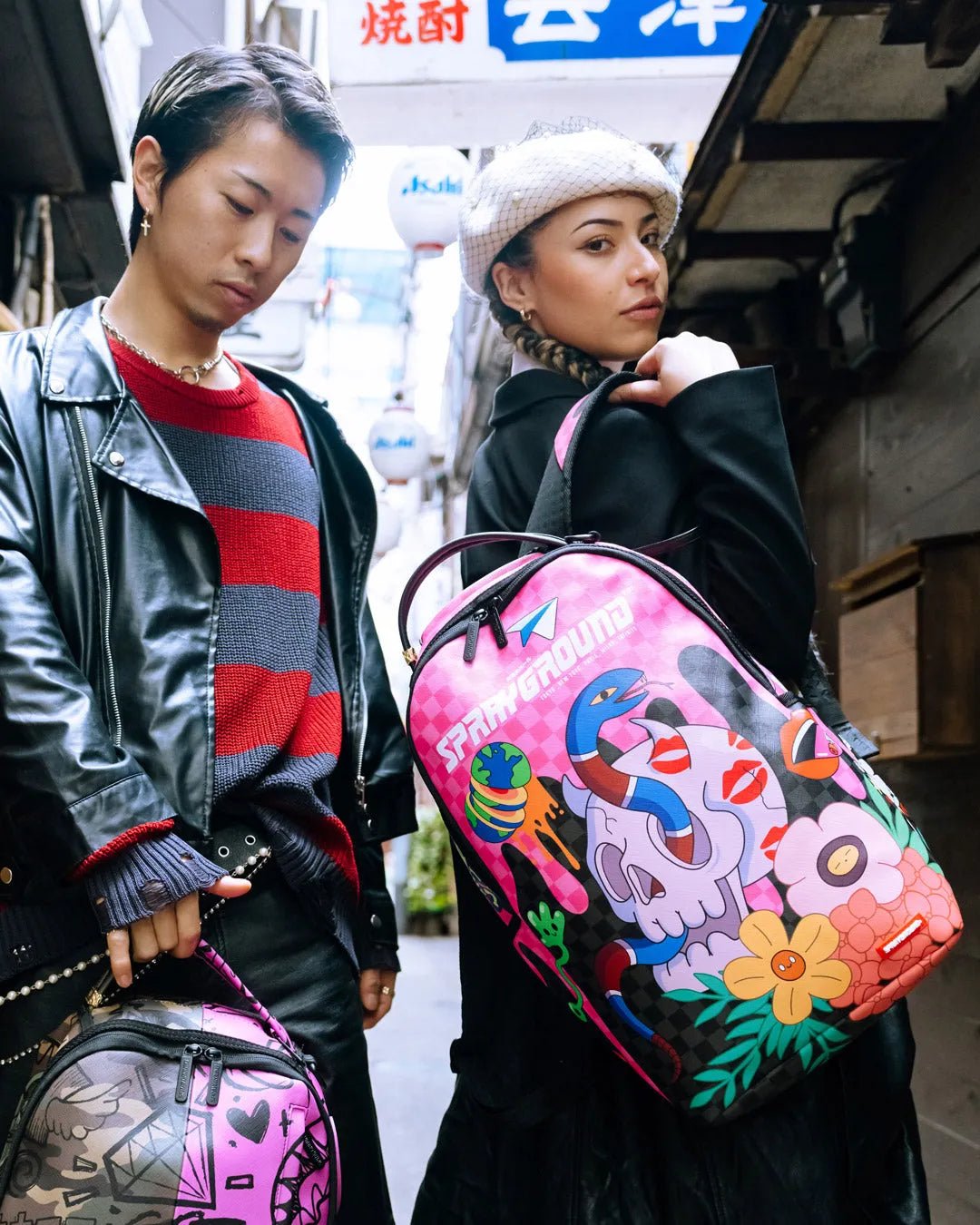 Happy Hangry Backpack Sprayground - Tops and Bottoms USA