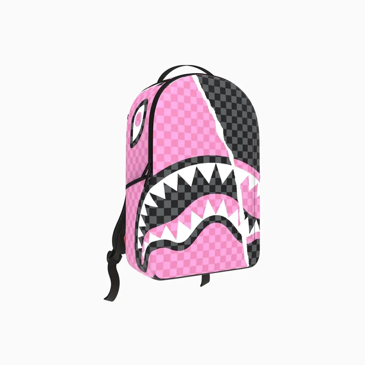 Sprayground Pink And Black Tear Sip Backpack
