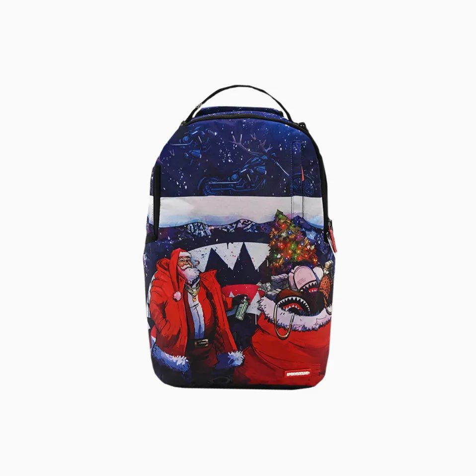 Santa Sketchy Paint Backpack Sprayground - Tops and Bottoms USA
