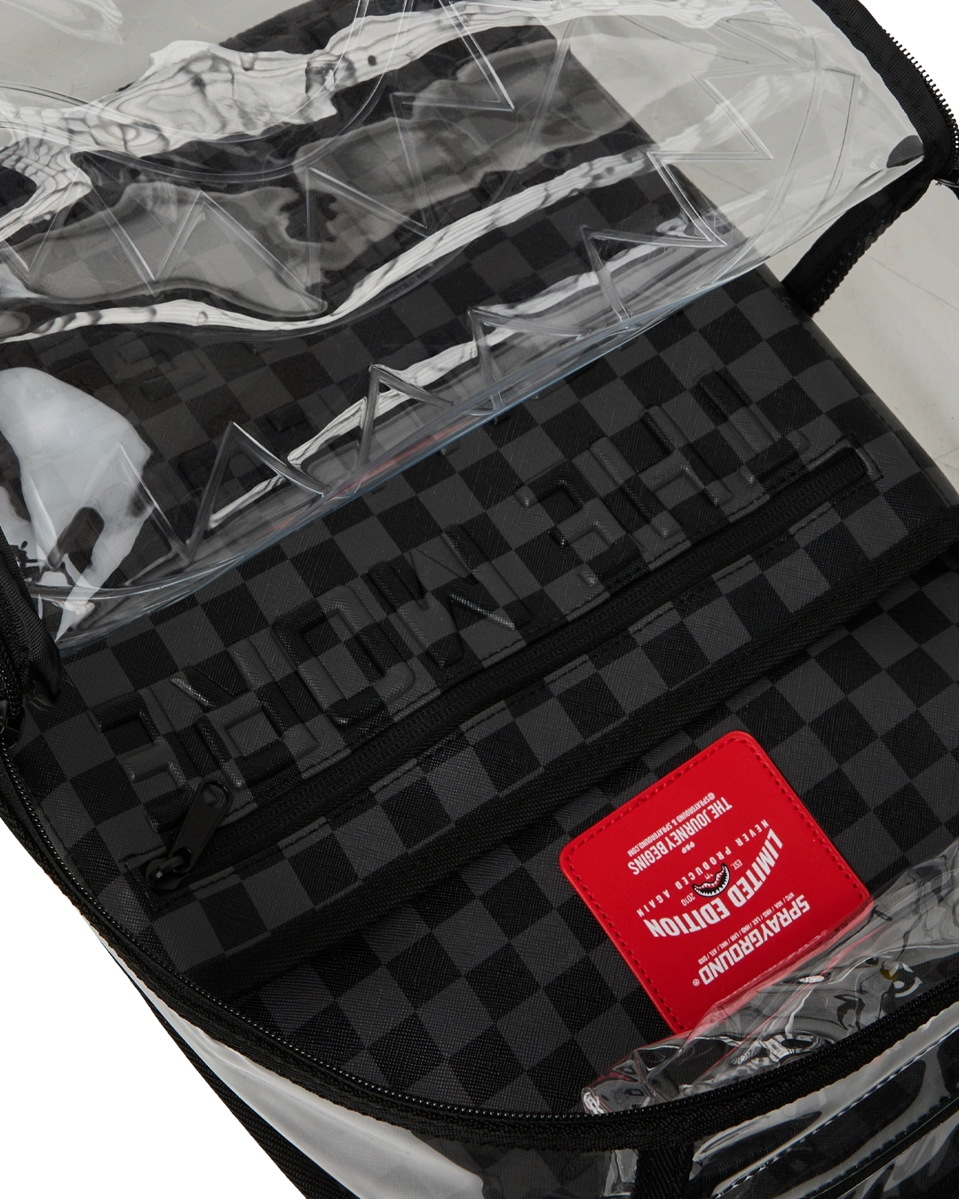 Clear Dlx Backpack Checked Out