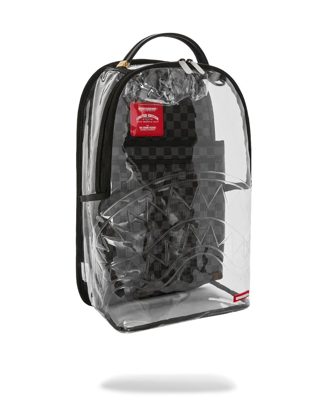 Clear Dlx Backpack Checked Out