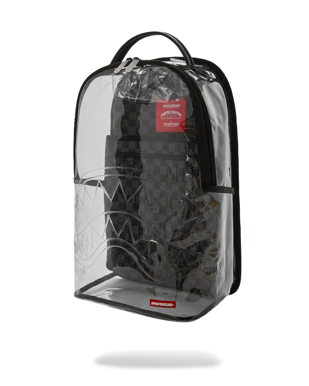Clear Dlx Backpack Checked Out
