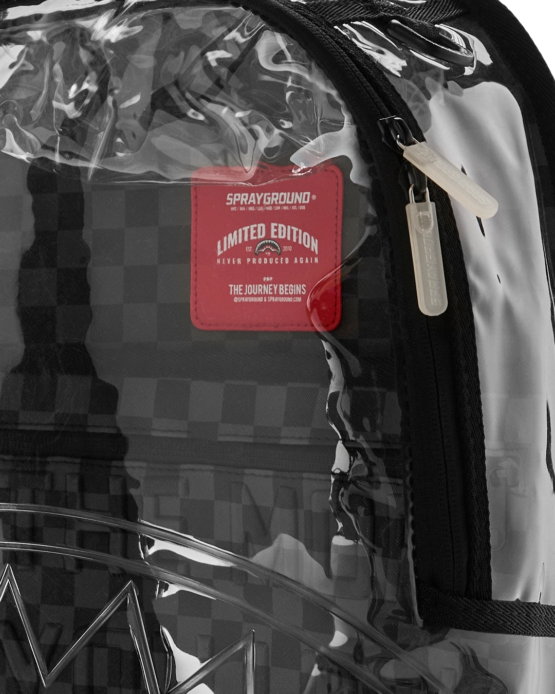 Clear Dlx Backpack Checked Out