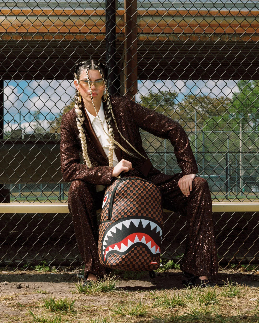 Crown Jewel Sharks In Paris Backpack