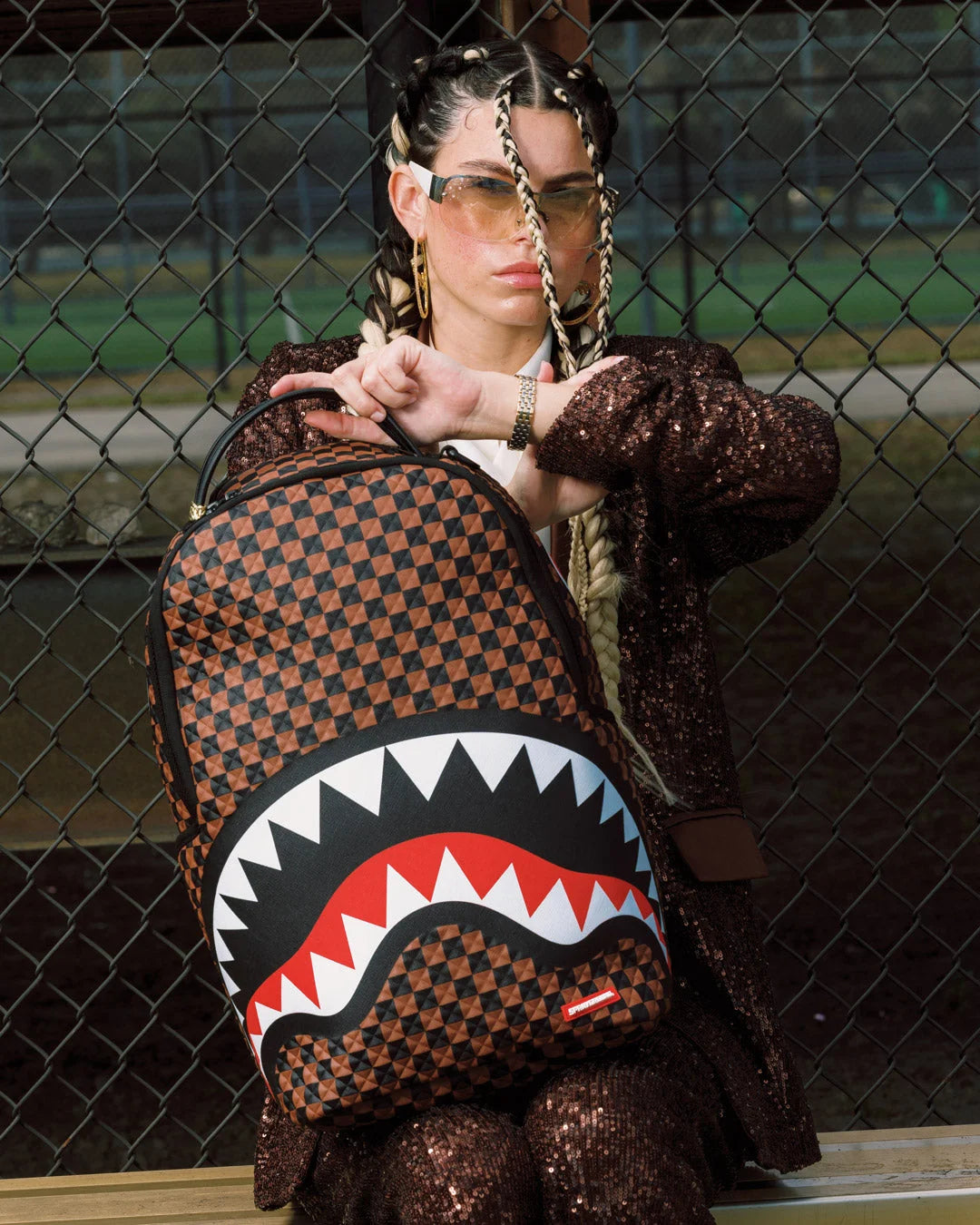 Crown Jewel Sharks In Paris Backpack