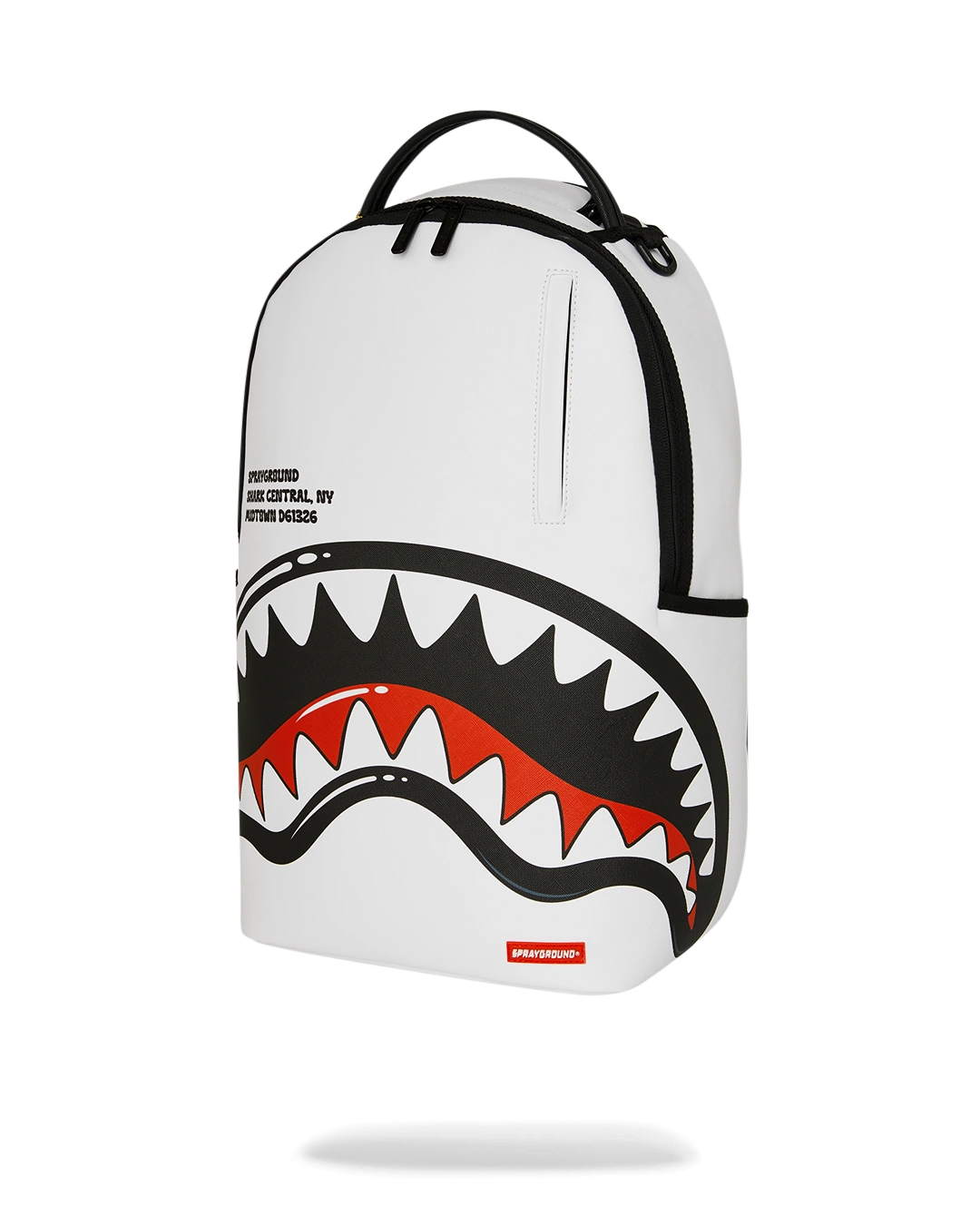 Shark Central Bubbly Shark White Backpack