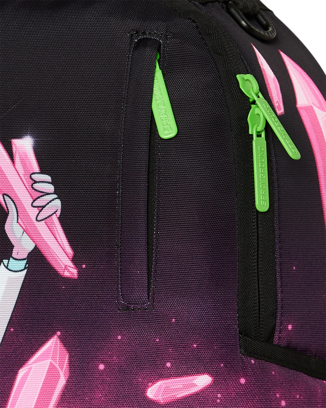 Rick And Morty Kalaxian Crystal Shark Backpack