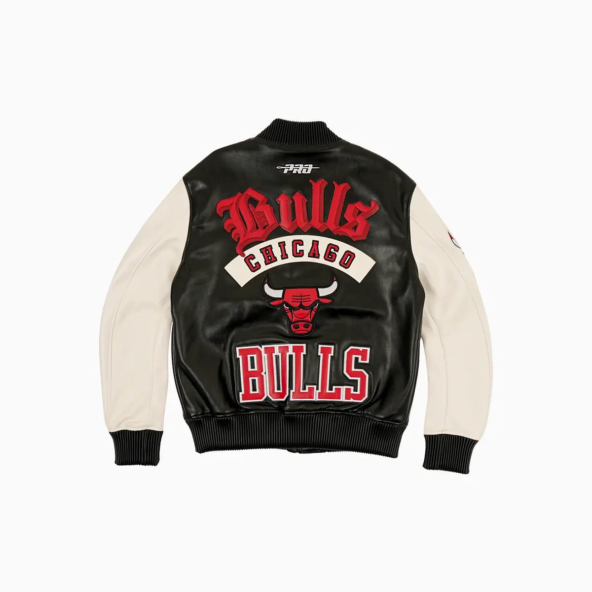 Men's Chicago Bulls Leather Varsity Jacket Pro Standard - Tops and Bottoms USA