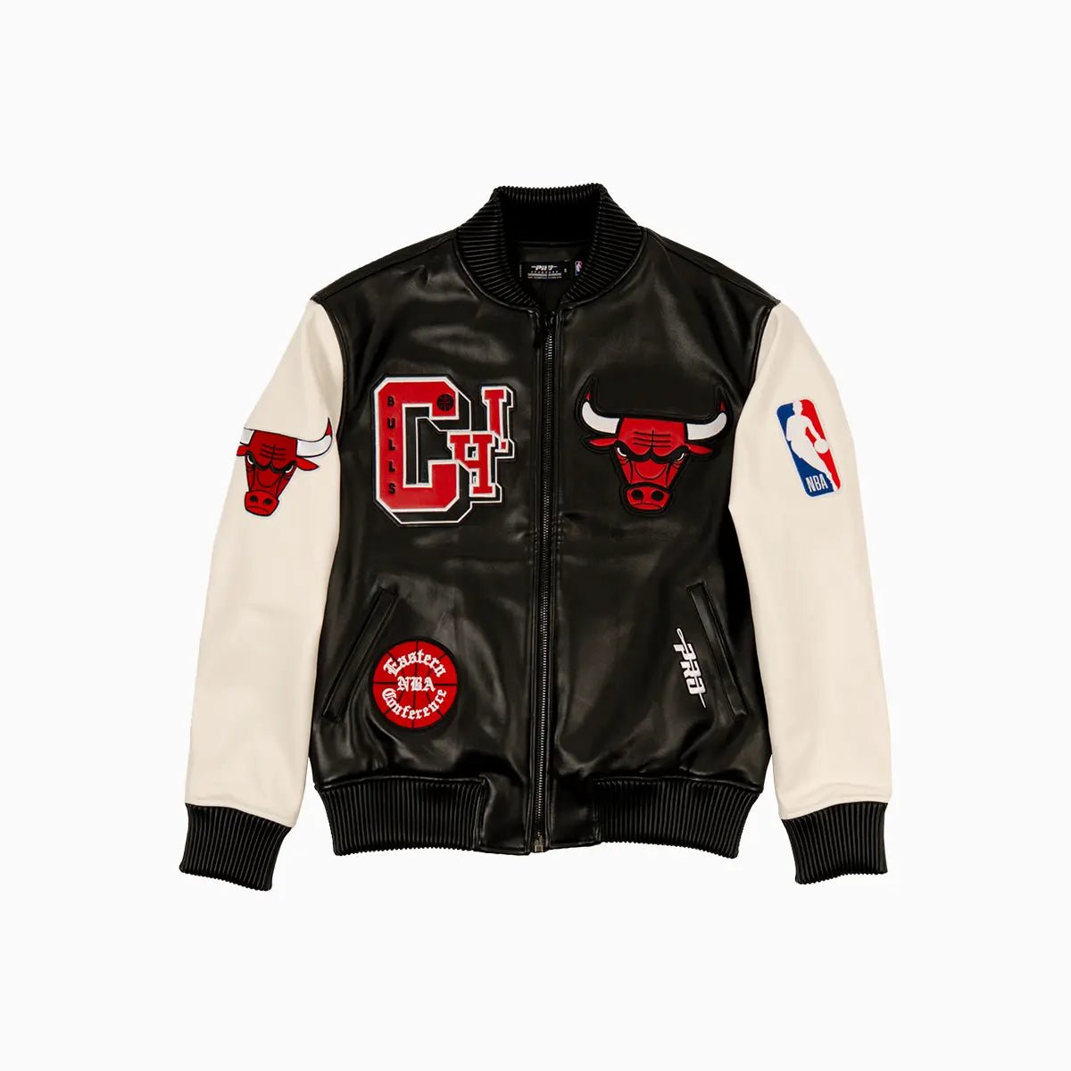 Men's Chicago Bulls Leather Varsity Jacket Pro Standard - Tops and Bottoms USA