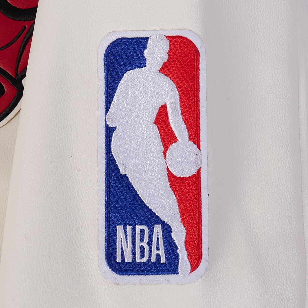 Men's Chicago Bulls NBA Leather Varsity Jacket Pro Standard - Tops and Bottoms USA